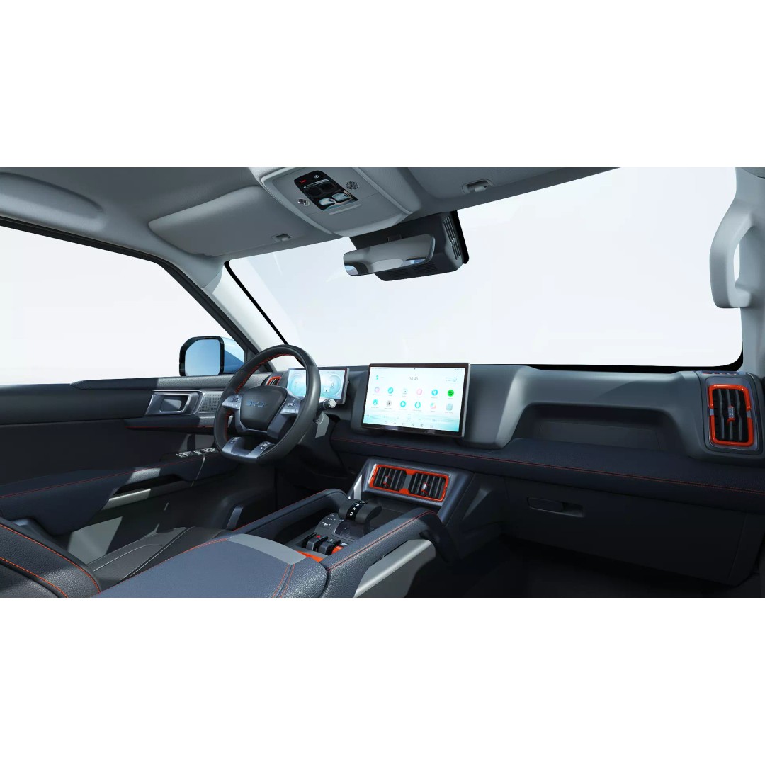 2026 BYD Shark 6 Pickup 3D Model – Game-Ready PBR Vehicle, FBX, OBJ - View 13