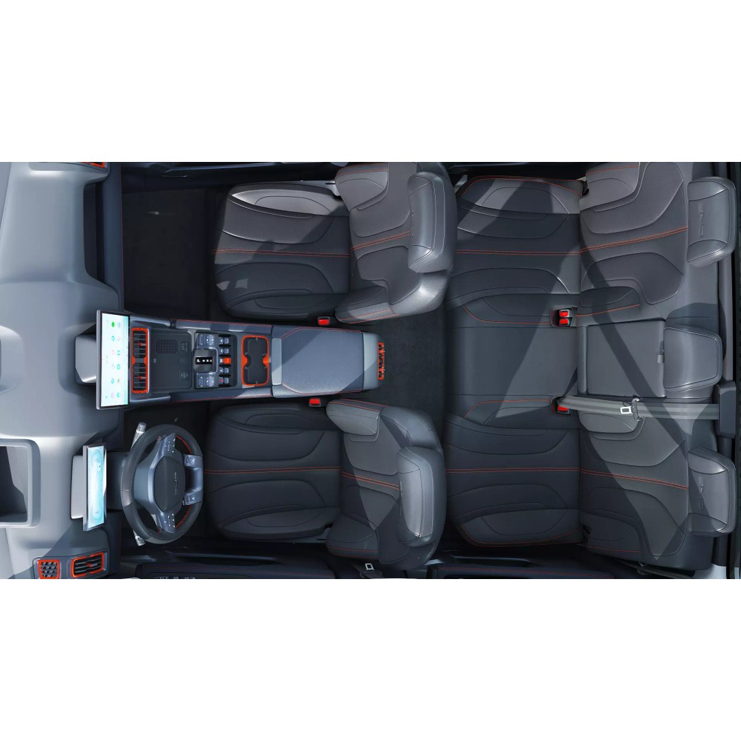 2026 BYD Shark 6 Pickup 3D Model – Game-Ready PBR Vehicle, FBX, OBJ - View 16