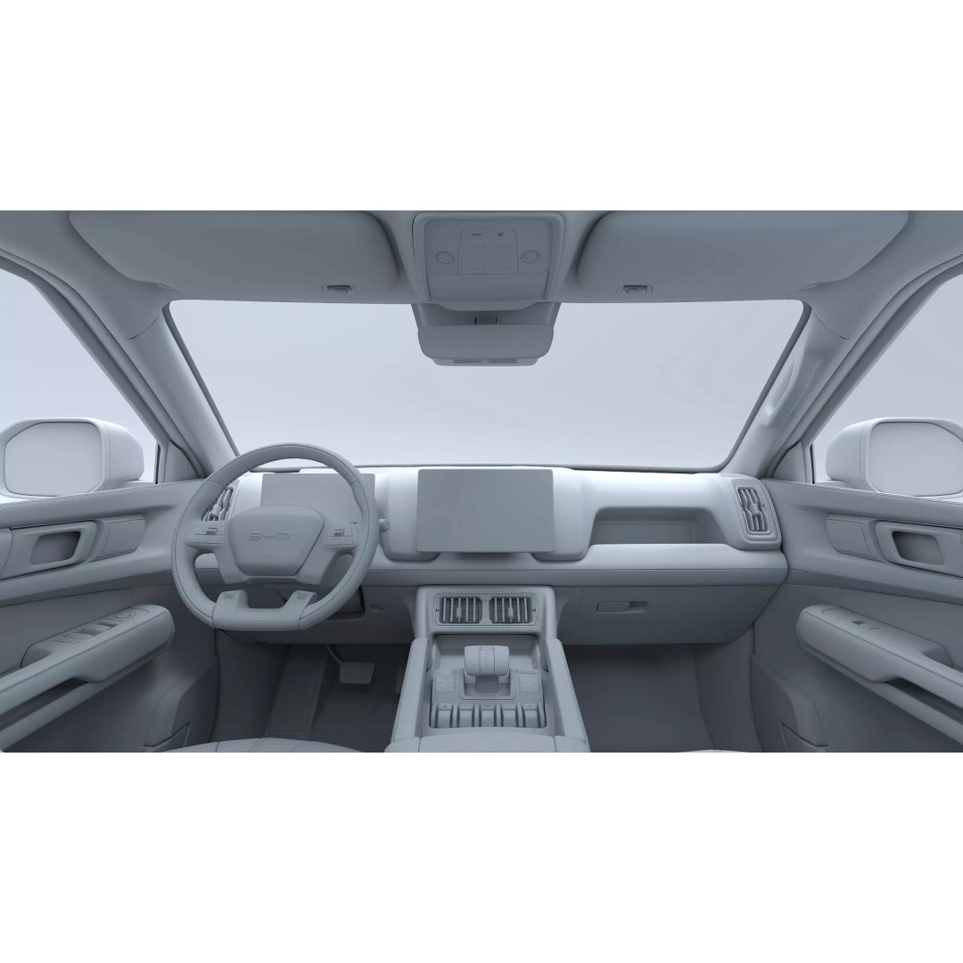 2026 BYD Shark 6 Pickup 3D Model – Game-Ready PBR Vehicle, FBX, OBJ - View 35