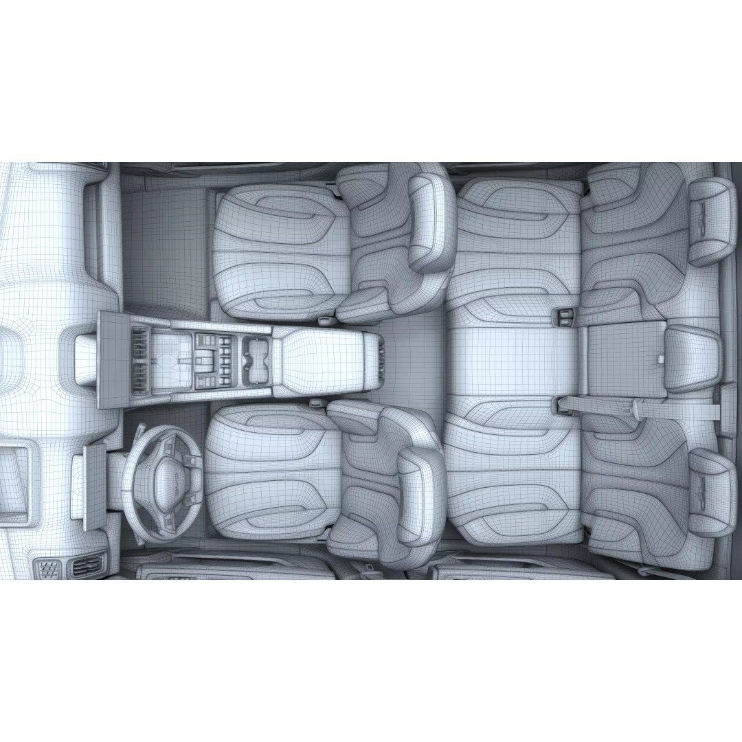 2026 BYD Shark 6 Pickup 3D Model – Game-Ready PBR Vehicle, FBX, OBJ - View 44