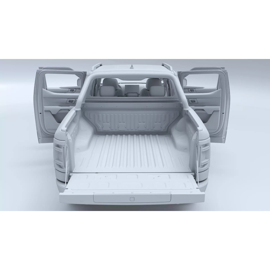 2026 BYD Shark 6 Pickup 3D Model – Game-Ready PBR Vehicle, FBX, OBJ - View 47