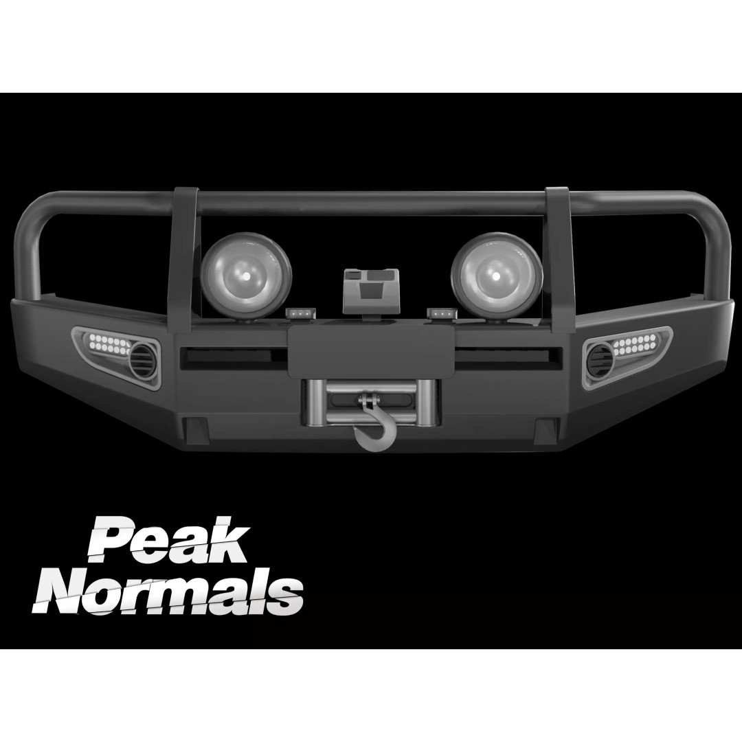ARB Deluxe LandCruiser Bullbar 3D Model – Low Poly Game Asset, FBX - View 2