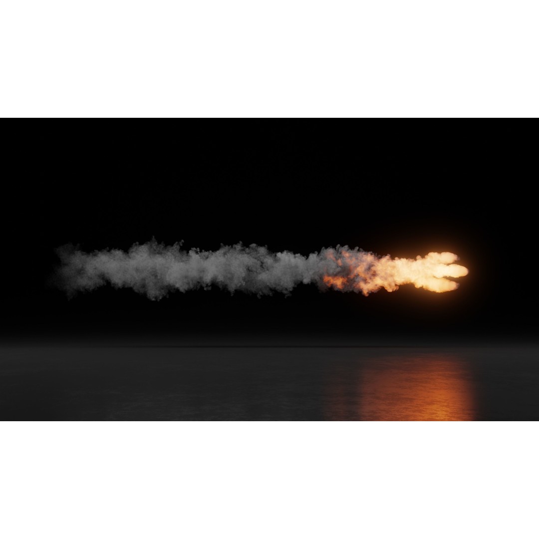 Meteorite Animation 3D Model – High Resolution VDB Files for Animation - View 11