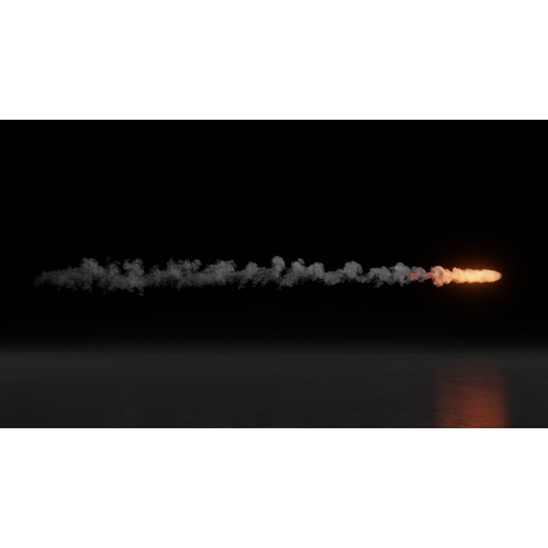 Meteorite Animation 3D Model – High Resolution VDB Files for Animation - View 12