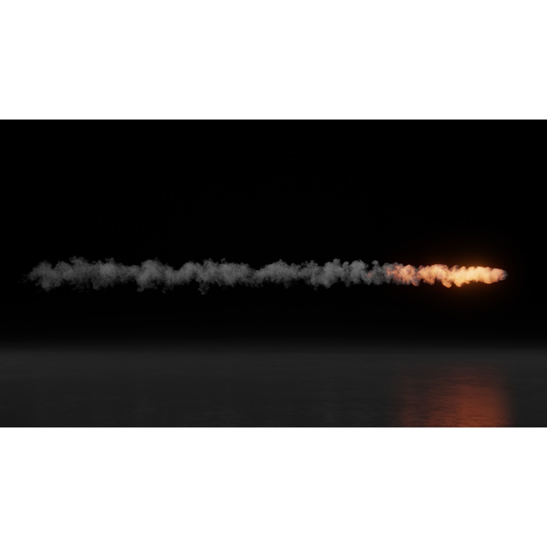 Meteorite Animation 3D Model – High Resolution VDB Files for Animation - View 14