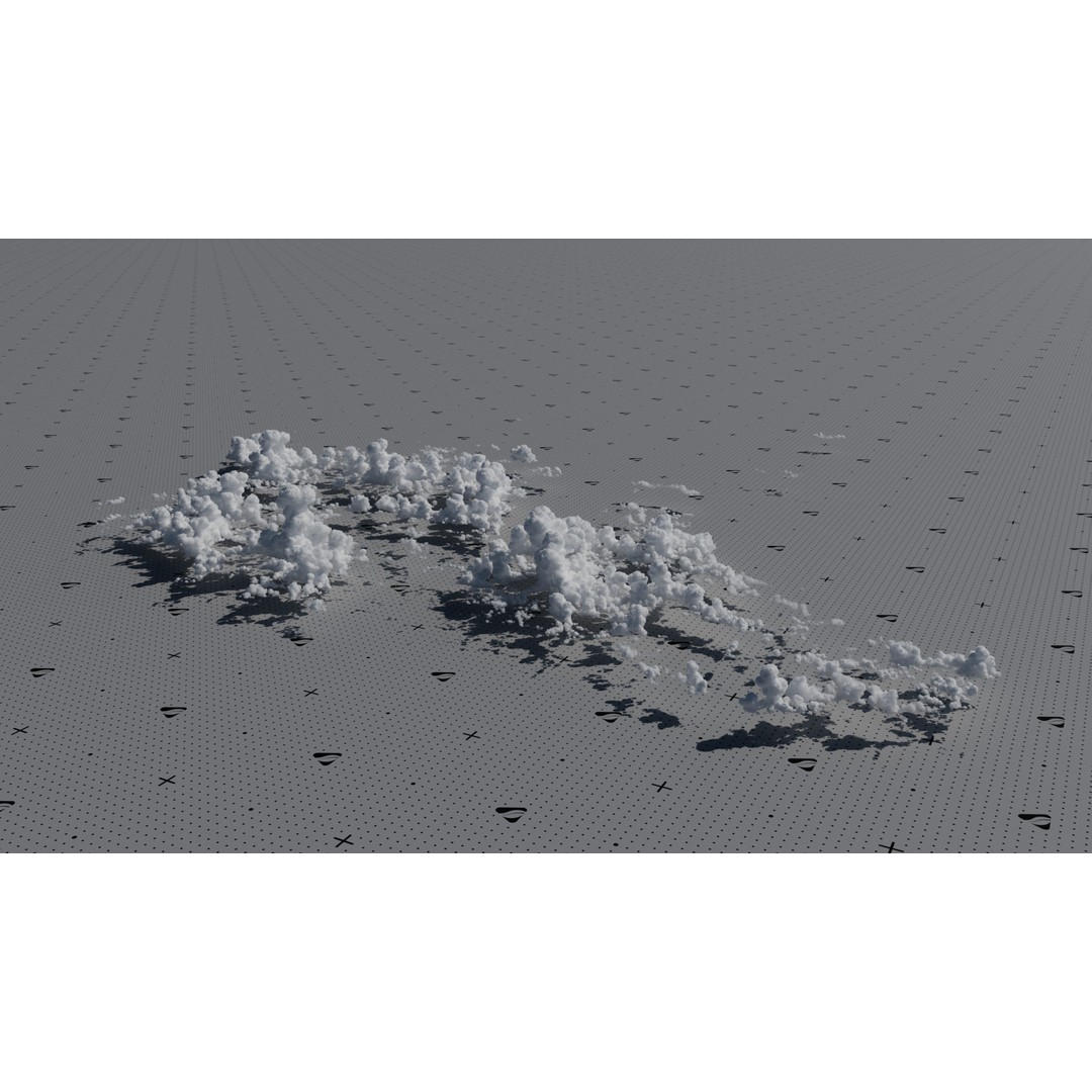Cumulonimbus Cloud Field 3D Model – Ultra-High Resolution VDBs for Skies - View 5