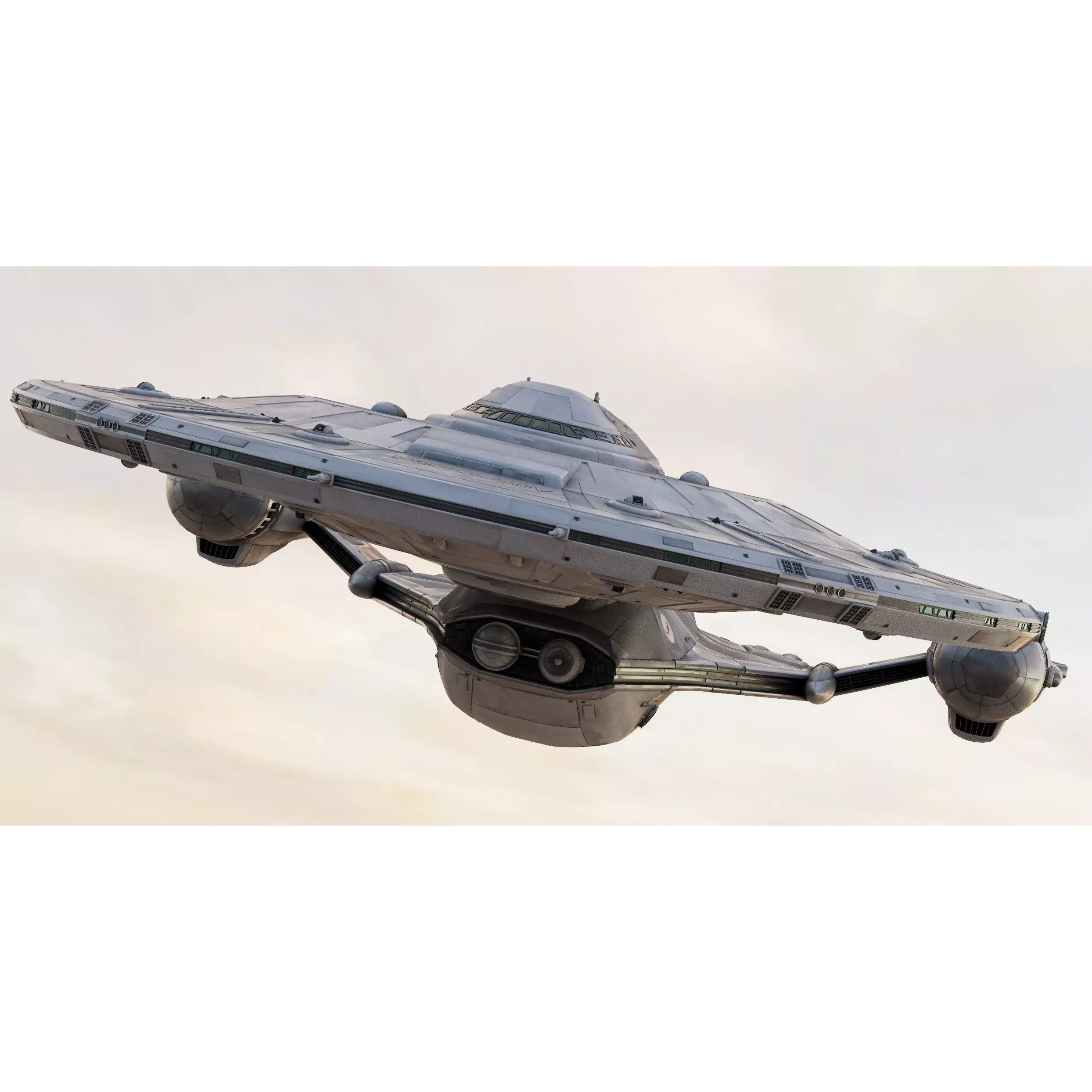 Spaceship KOROLEV - Game-Ready 3D Model - View 10