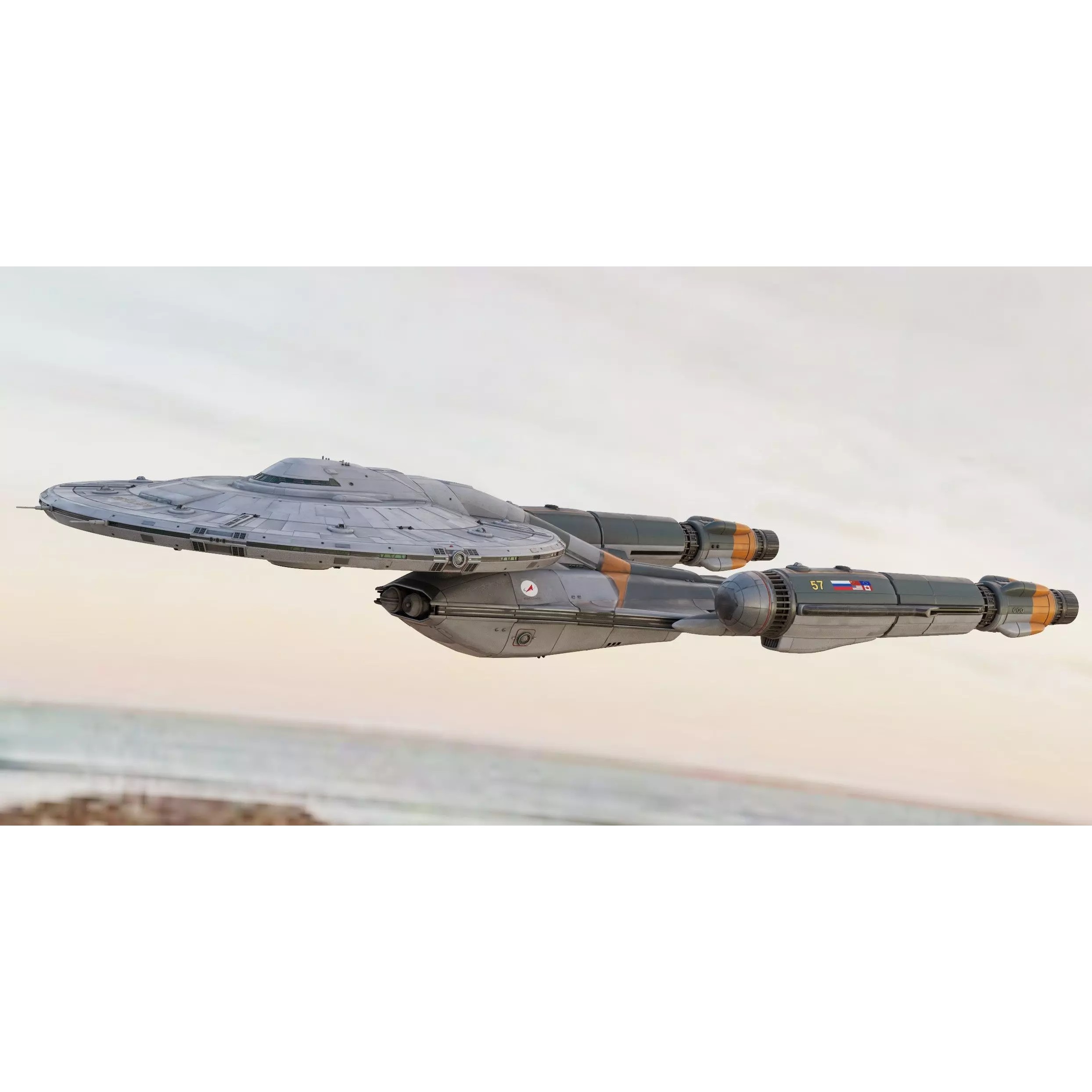 Spaceship KOROLEV - Game-Ready 3D Model - View 11