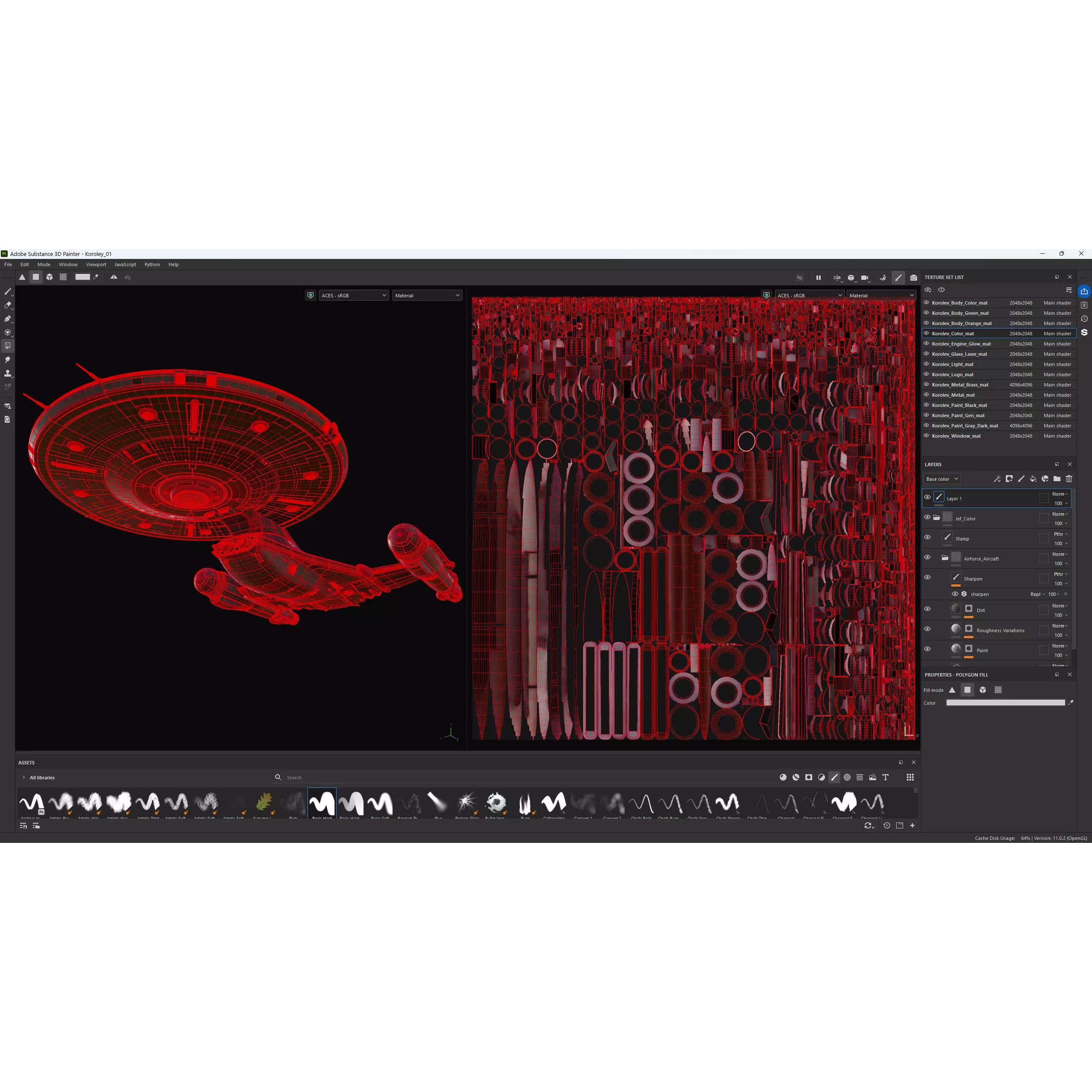 Spaceship KOROLEV - Game-Ready 3D Model - View 13