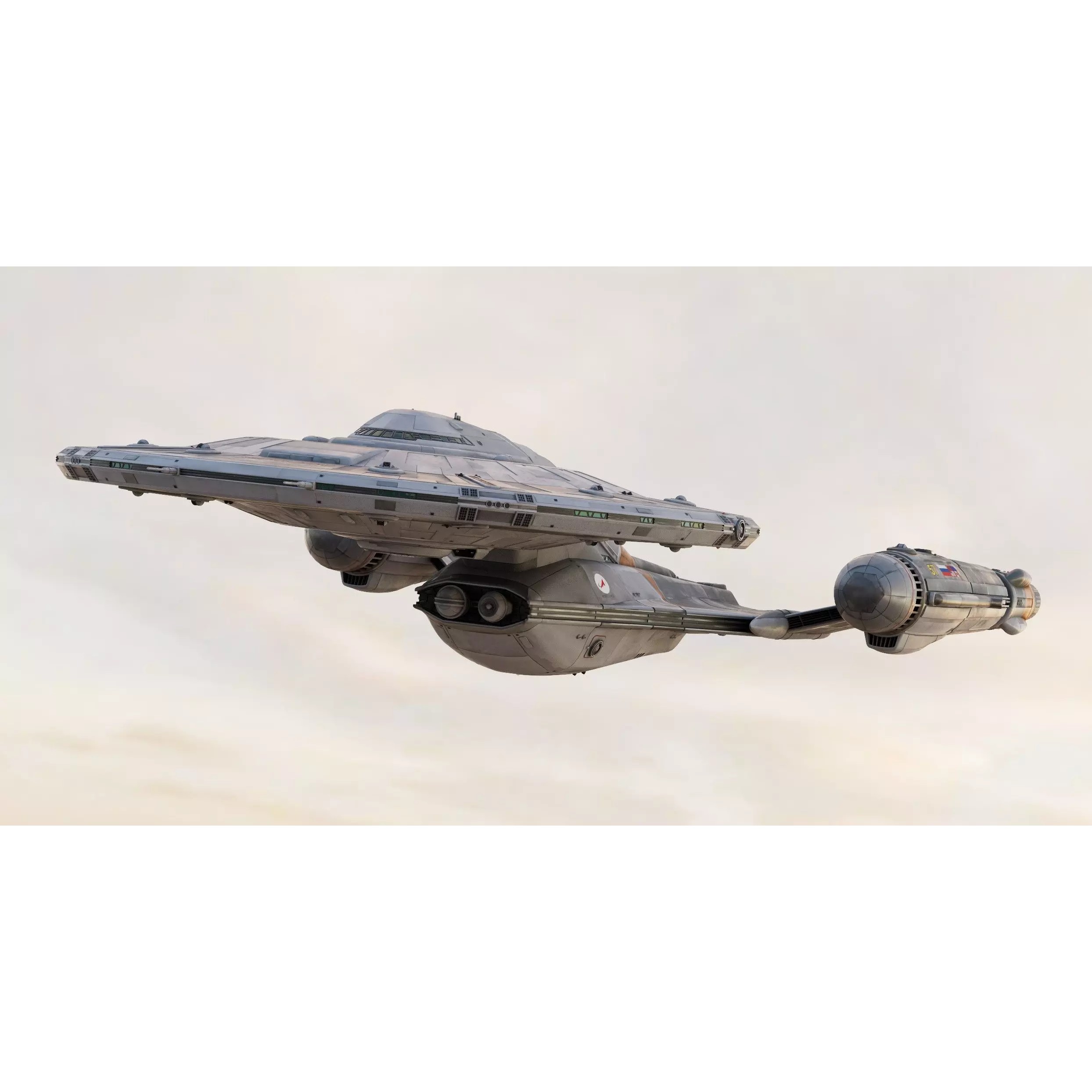 Spaceship KOROLEV - Game-Ready 3D Model - View 2