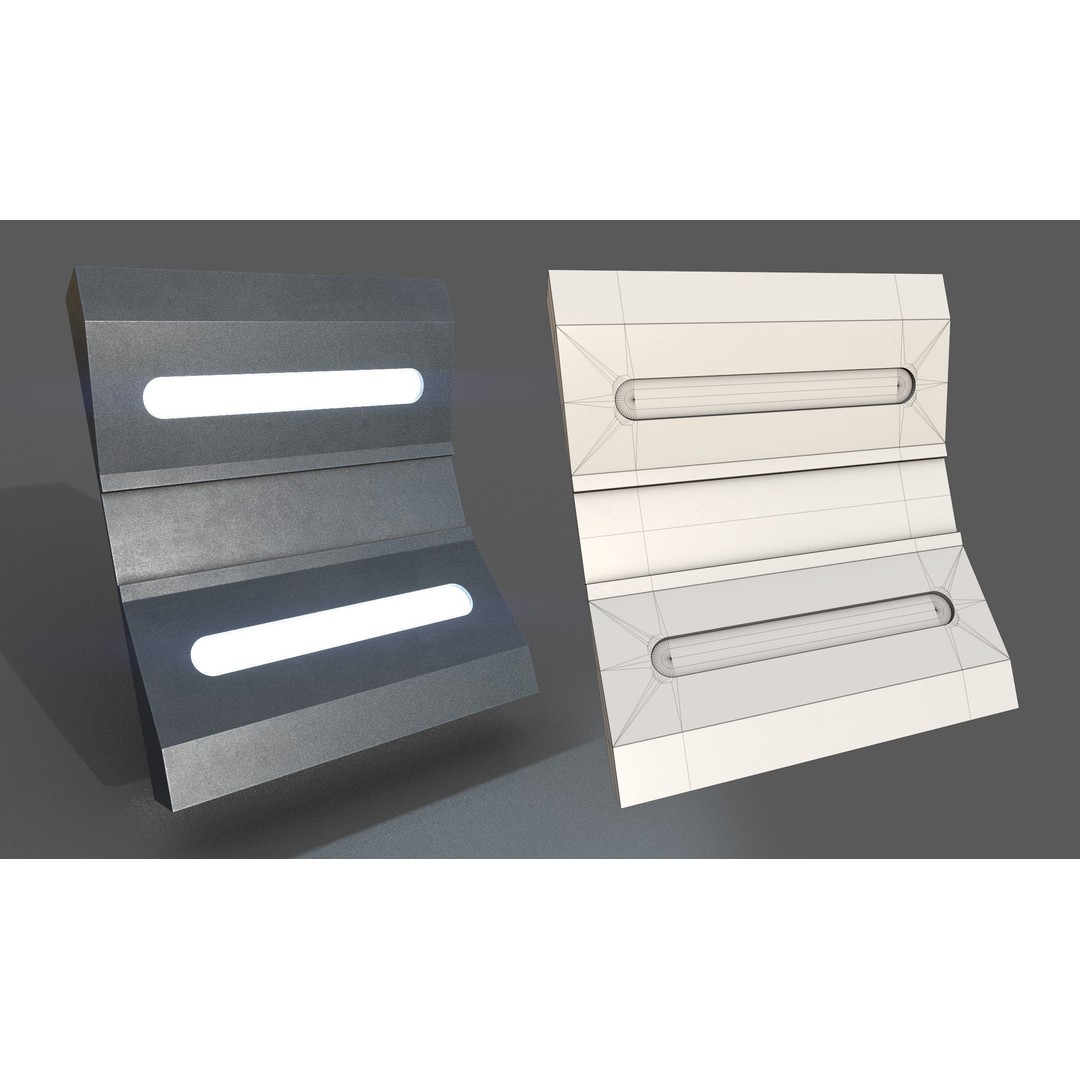 Imperial Style Corridor 3D Model – Low Poly Environment Asset Pack, FBX - View 38