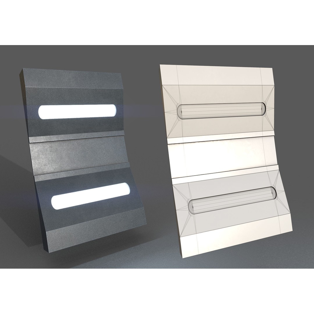 Imperial Style Corridor 3D Model – Low Poly Environment Asset Pack, FBX - View 39