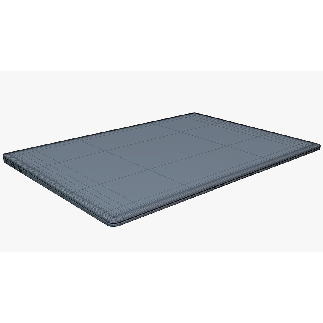 Huawei MateBook X Pro 3D Model – Rigged PBR Asset, Blender, FBX, OBJ - View 23