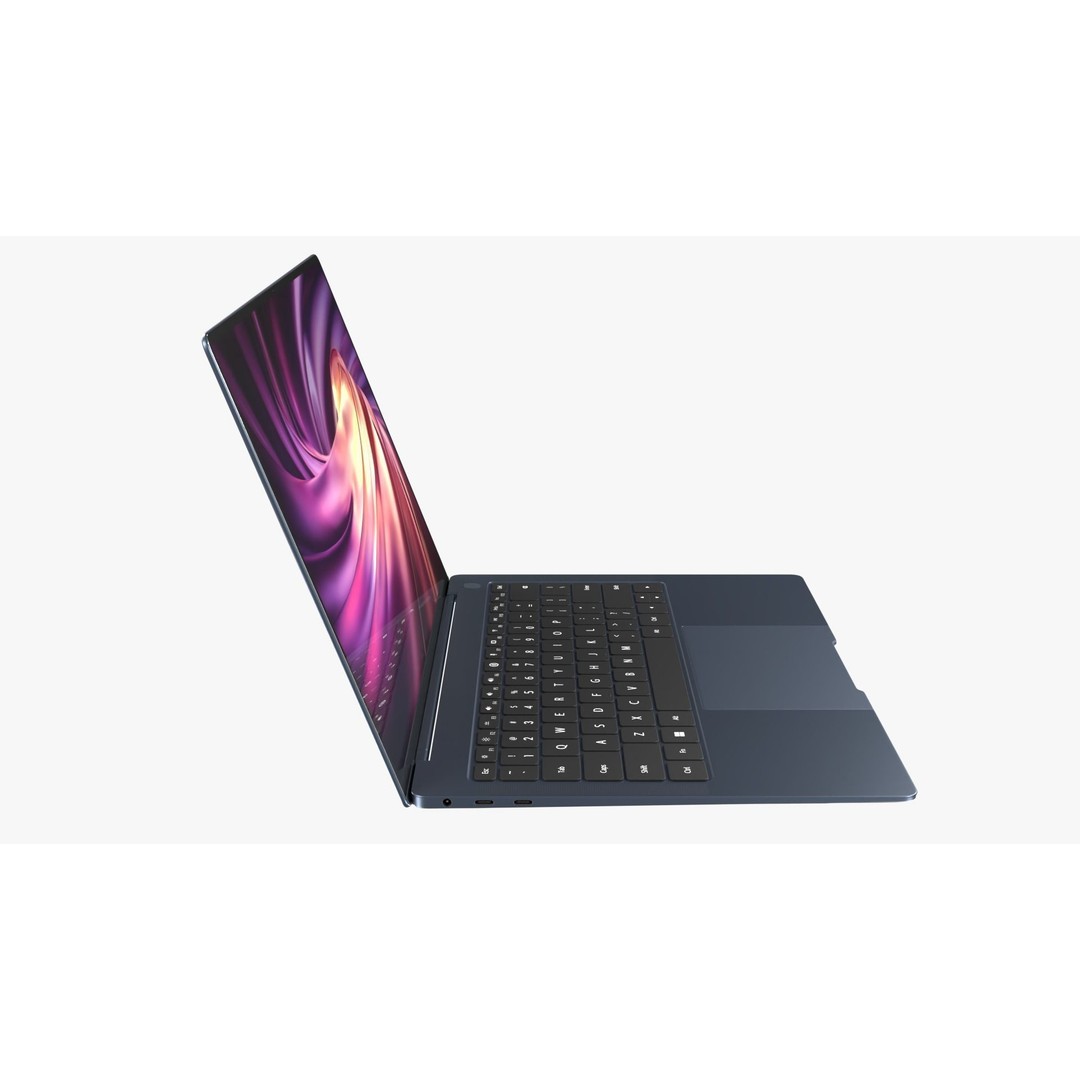 Huawei MateBook X Pro 3D Model – Rigged PBR Asset, Blender, FBX, OBJ - View 6