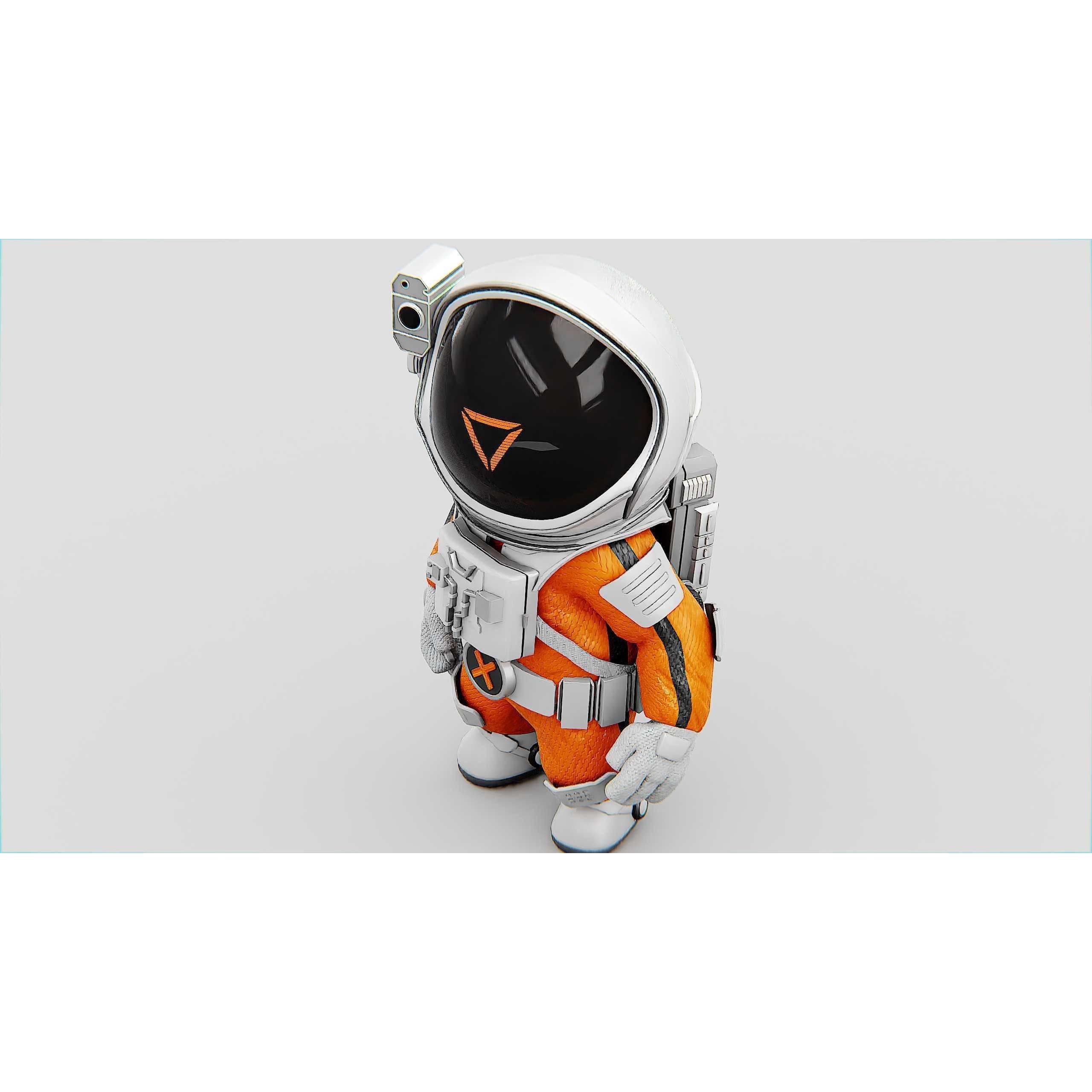 Toon Astronaut CV-200 - Rigged Game-Ready 3D Model - View 31