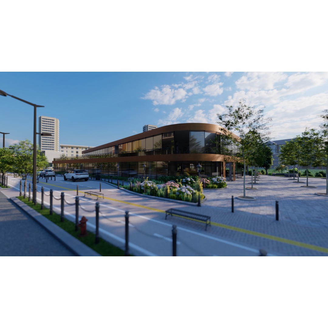 Training and Wellness Center 3D Model – Detailed Revit Design, Architectural Plans - View 12