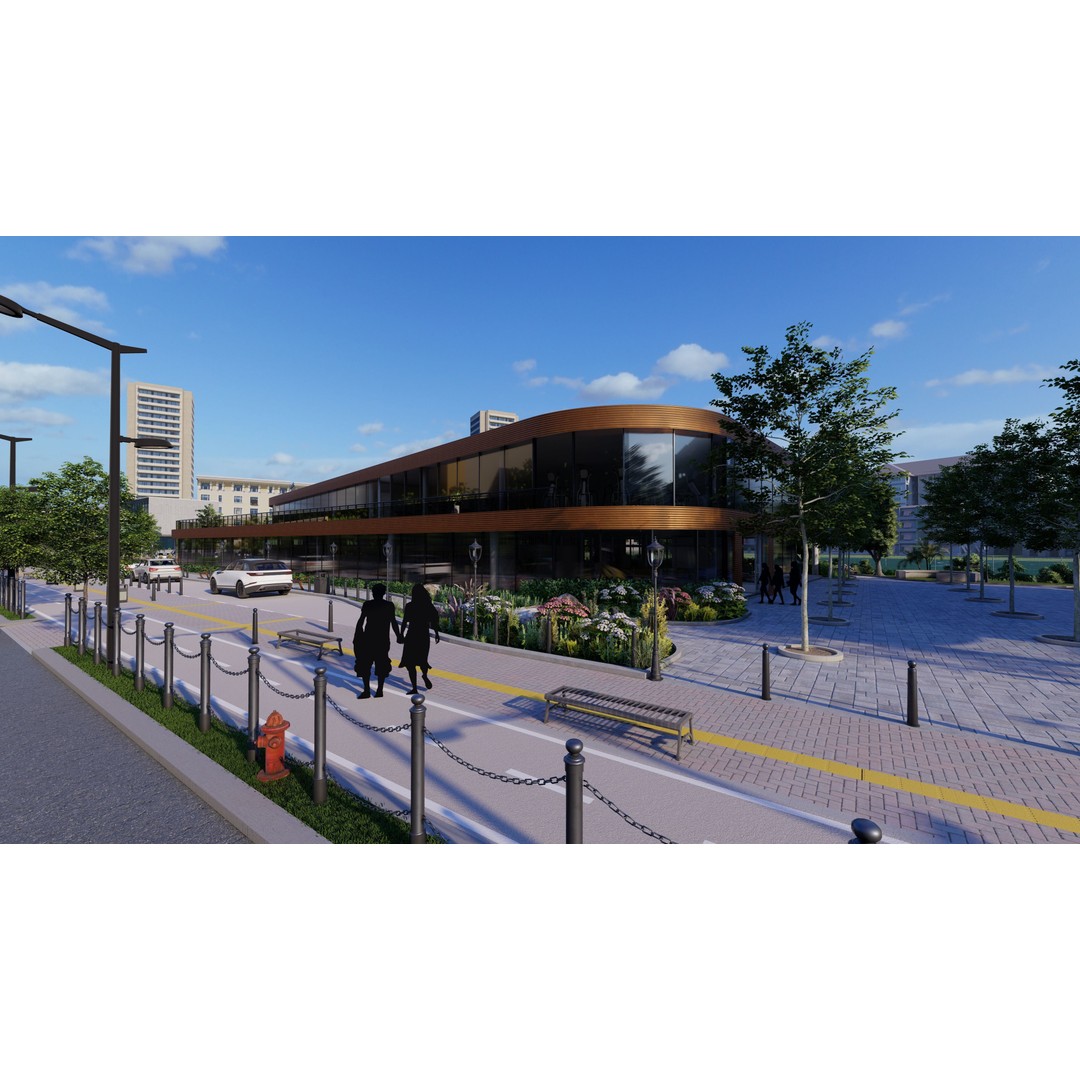 Training and Wellness Center 3D Model – Detailed Revit Design, Architectural Plans - View 13