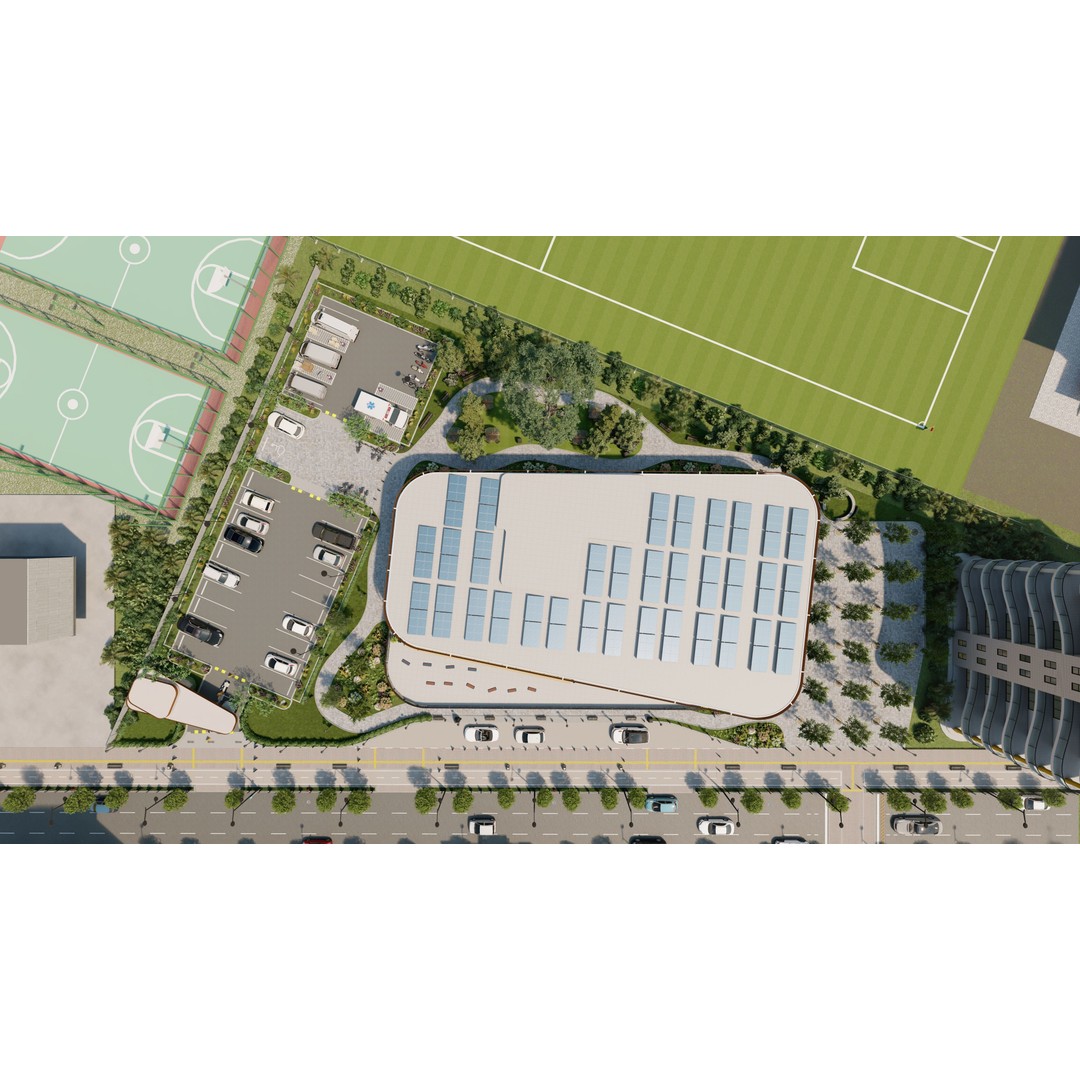 Training and Wellness Center 3D Model – Detailed Revit Design, Architectural Plans - View 4