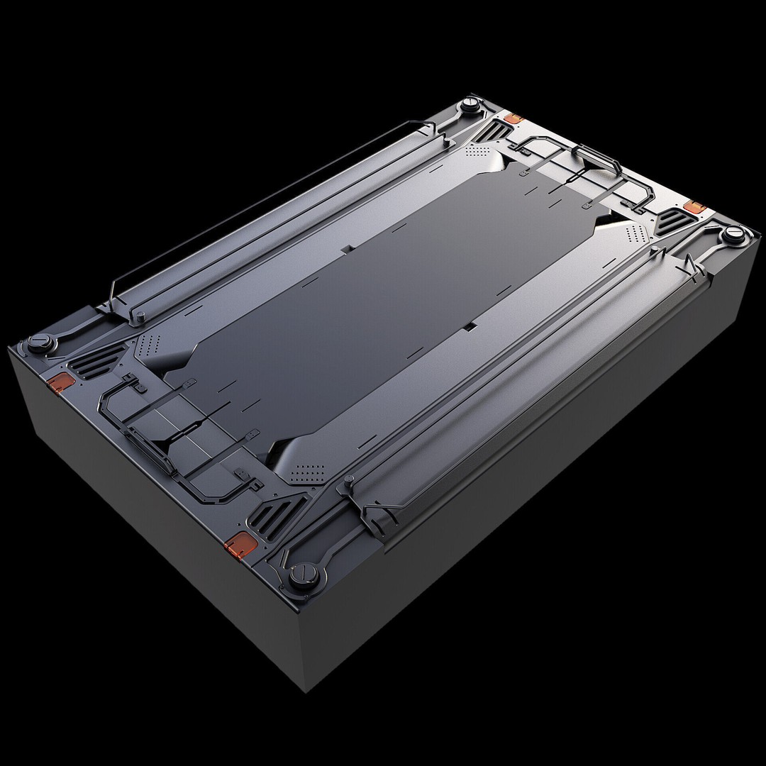Sci-Fi Panels 3D Model – Hardsurface Game Asset, FBX PBR Textures - View 9