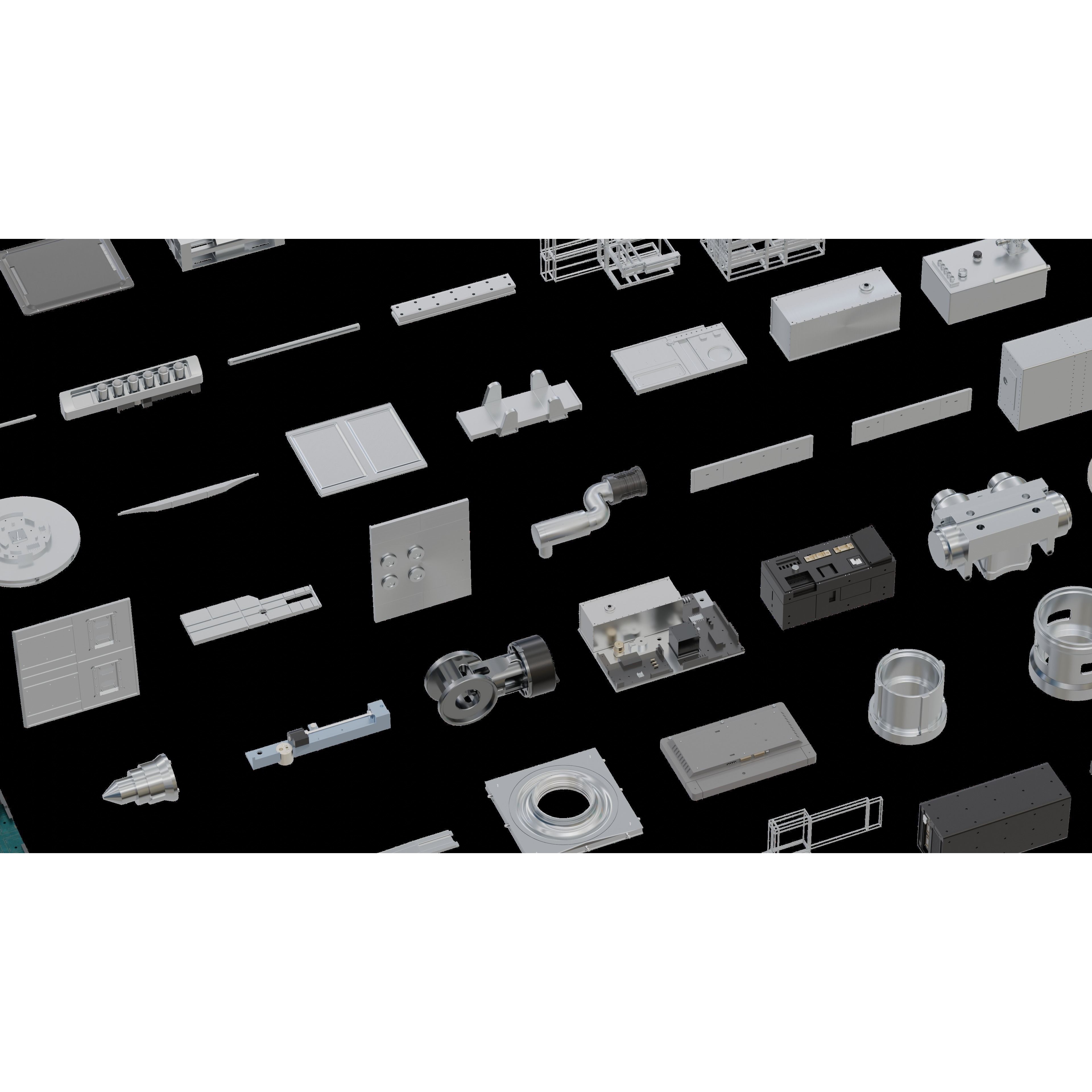 SCIFI Kitbash - High-Poly 3D Model - View 10