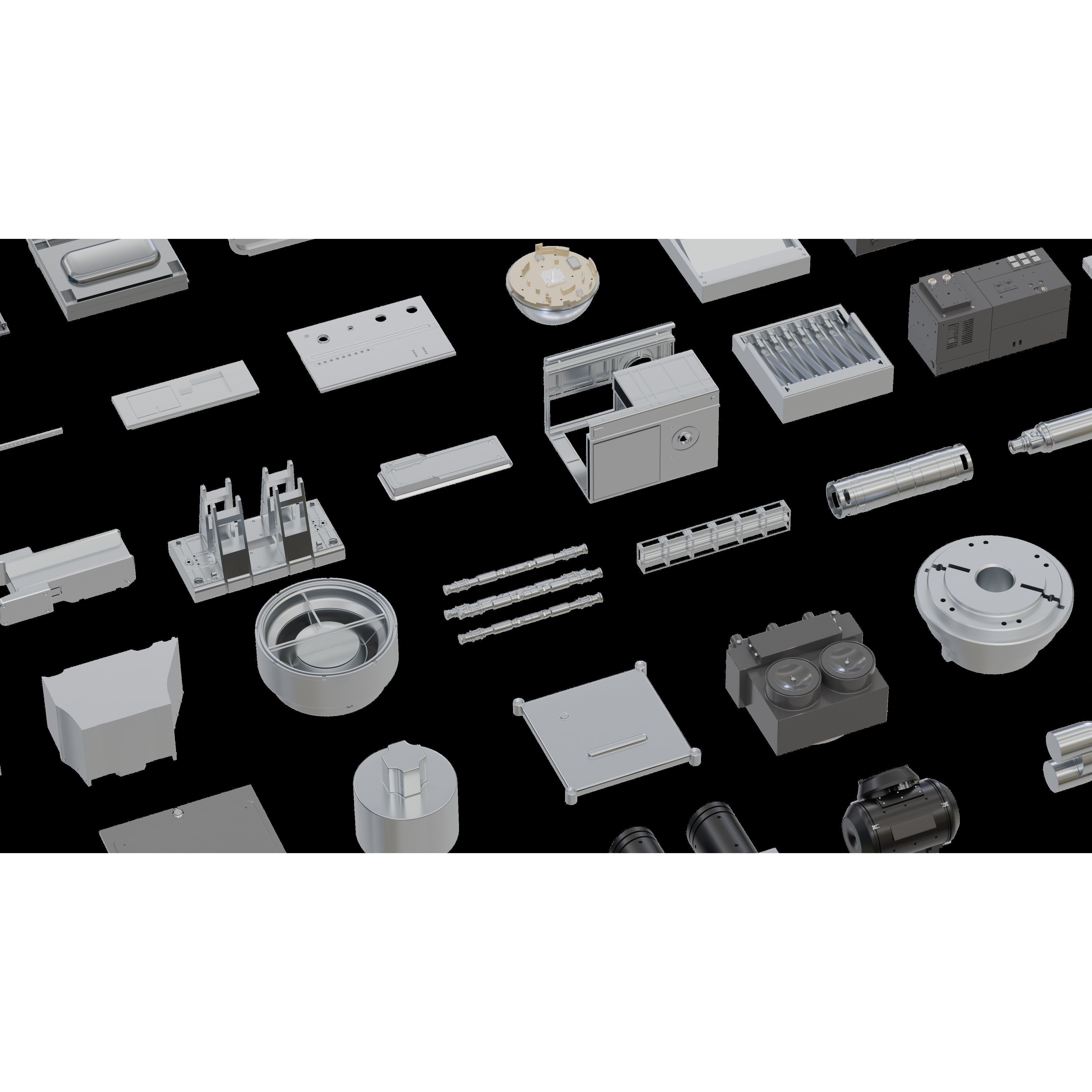 SCIFI Kitbash - High-Poly 3D Model - View 15