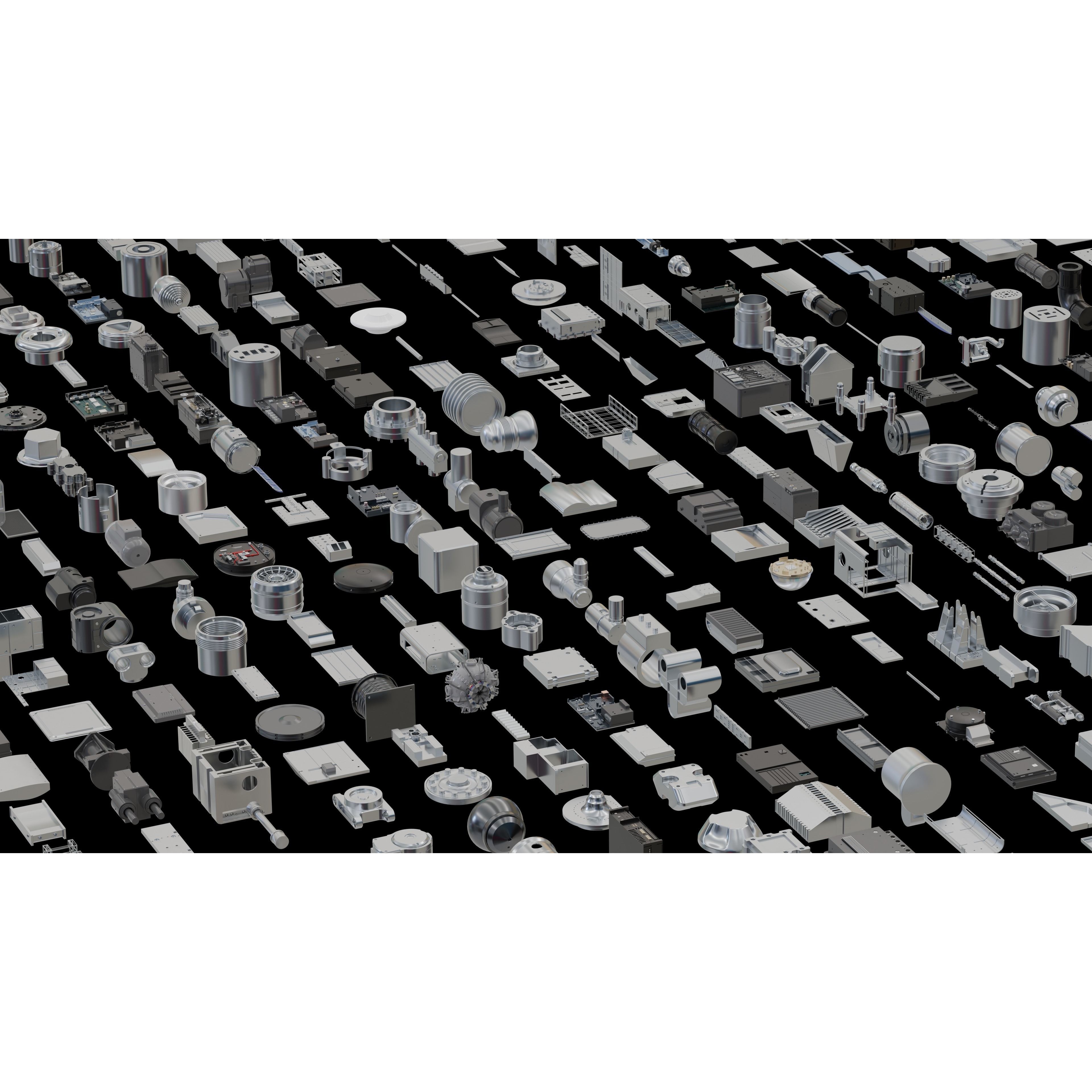 SCIFI Kitbash - High-Poly 3D Model - View 18