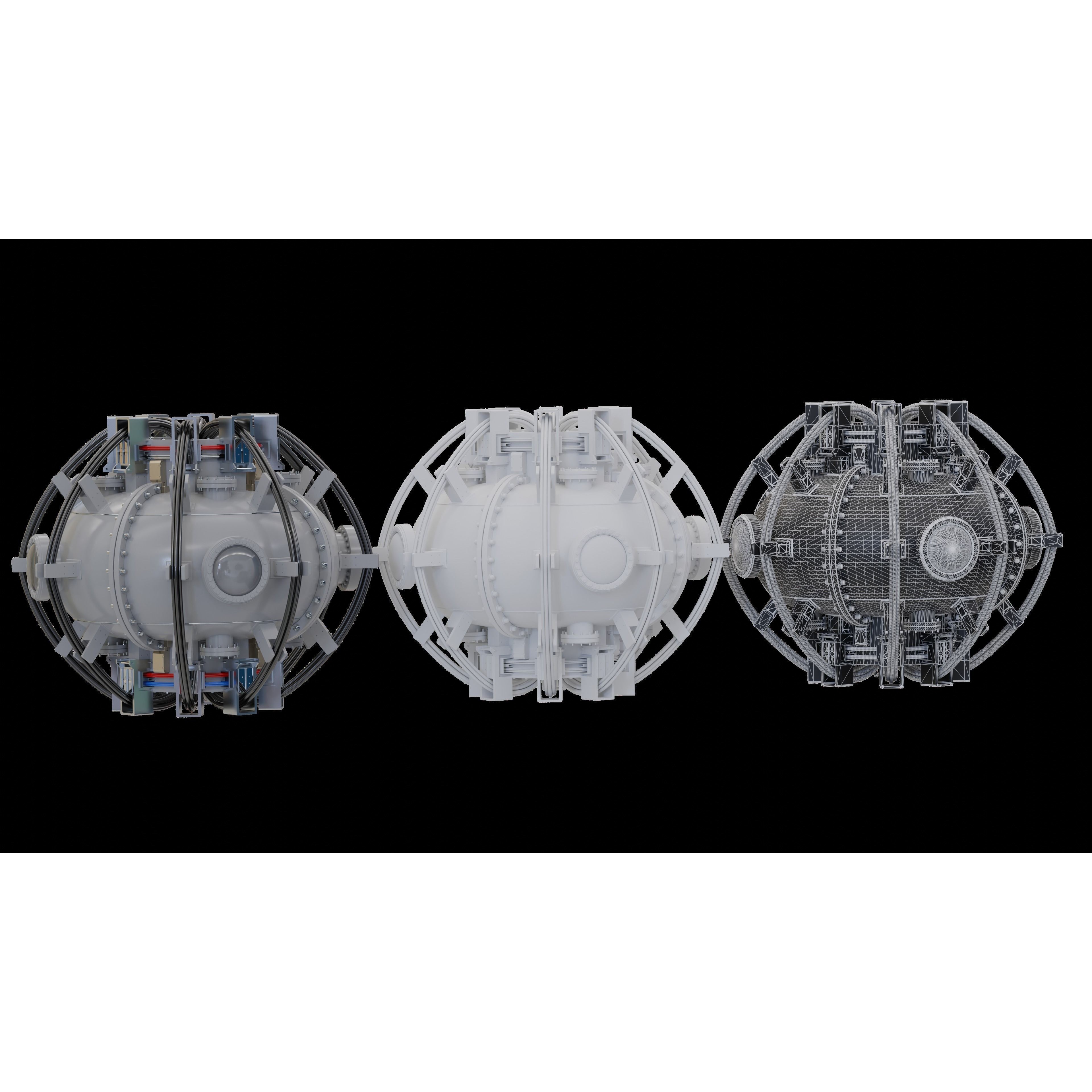 SCIFI Kitbash - High-Poly 3D Model - View 28