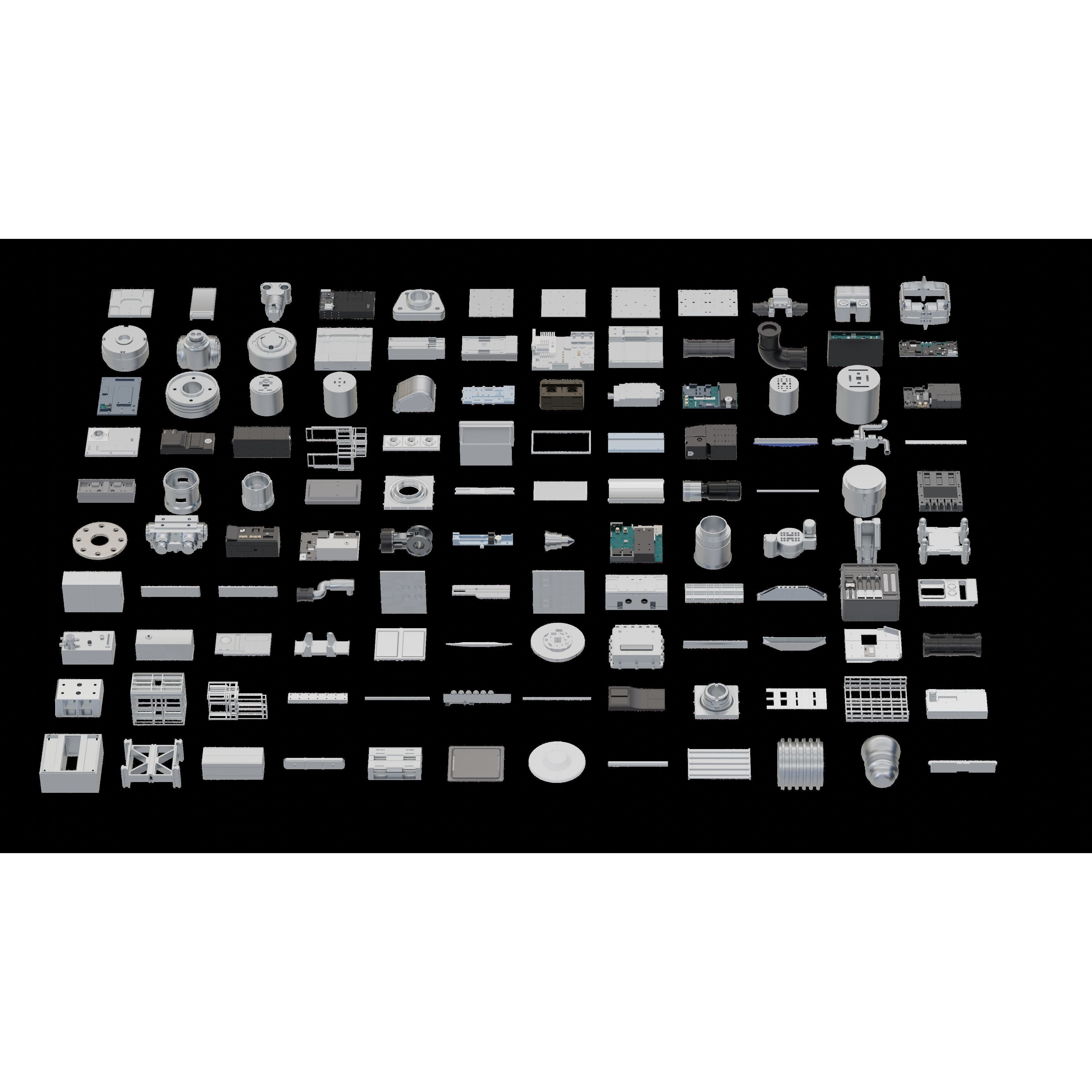 SCIFI Kitbash - High-Poly 3D Model - View 5