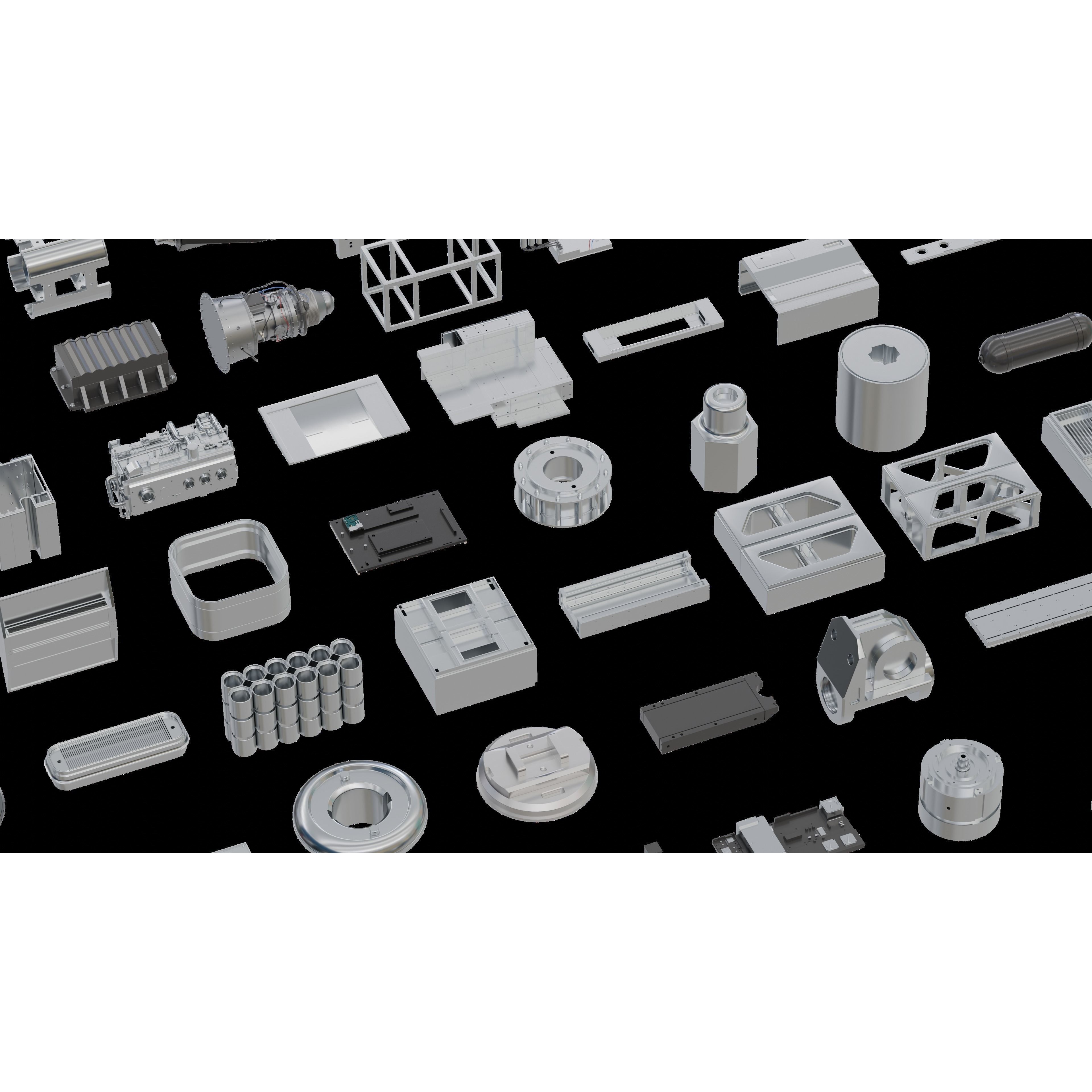 SCIFI Kitbash - High-Poly 3D Model - View 7