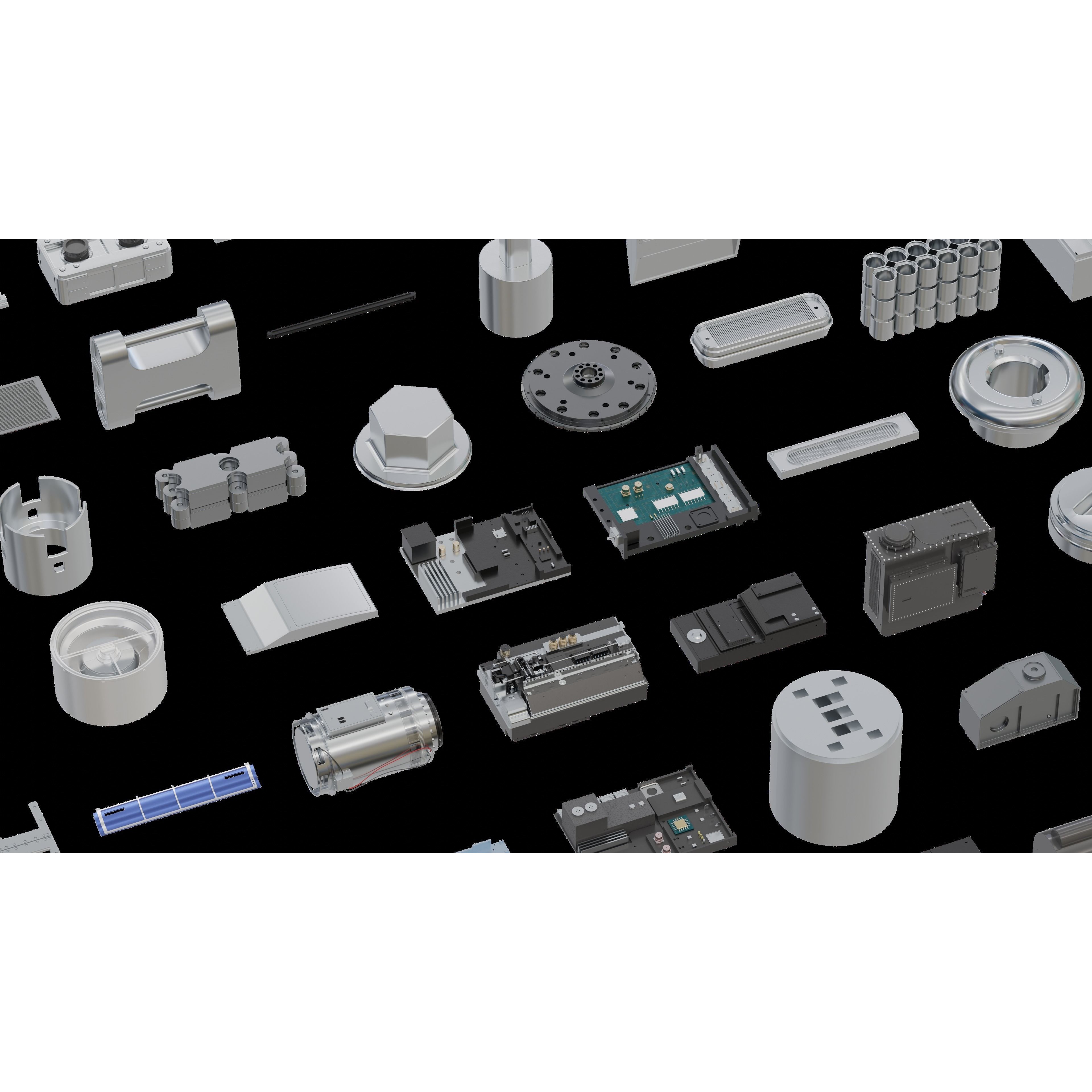 SCIFI Kitbash - High-Poly 3D Model - View 8