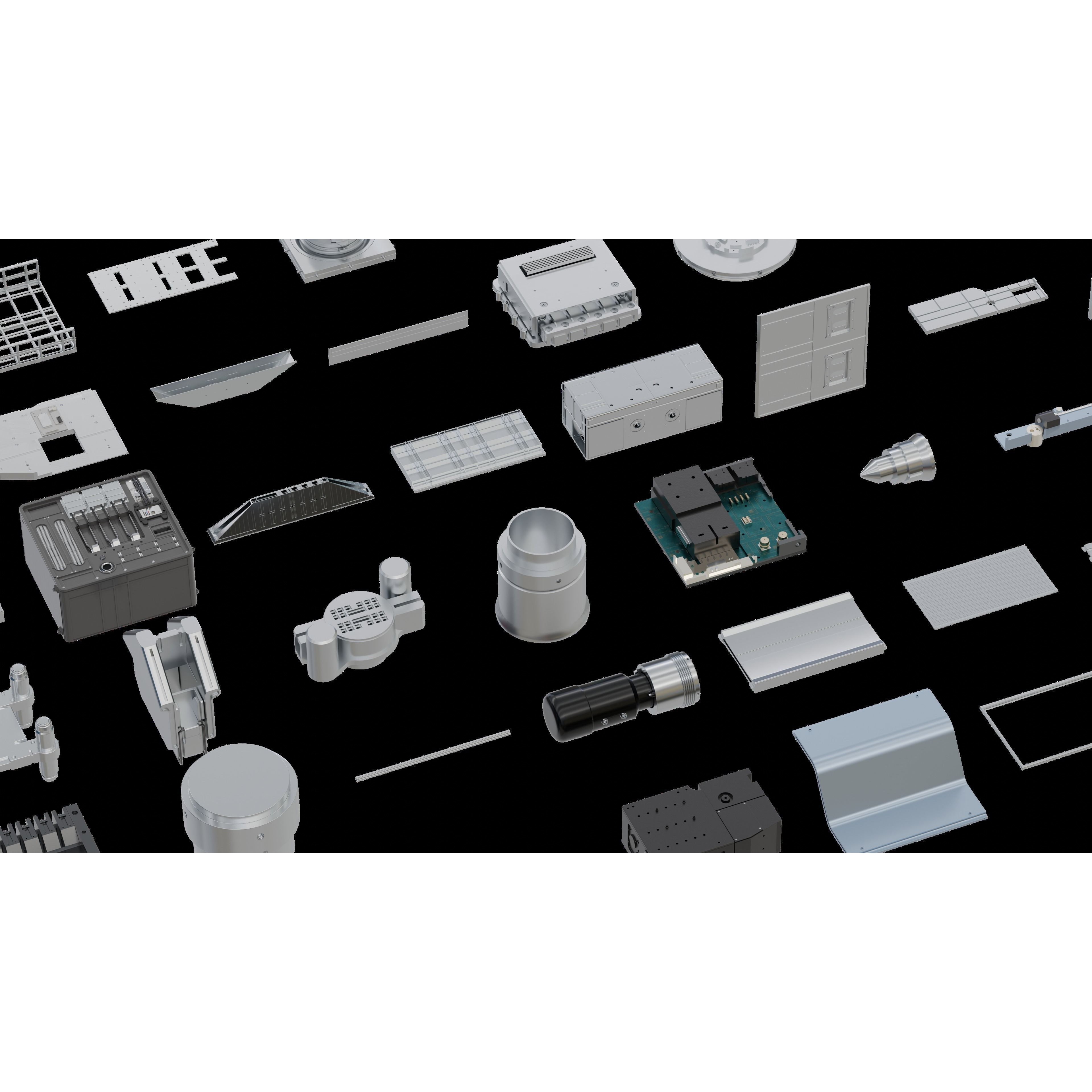 SCIFI Kitbash - High-Poly 3D Model - View 9