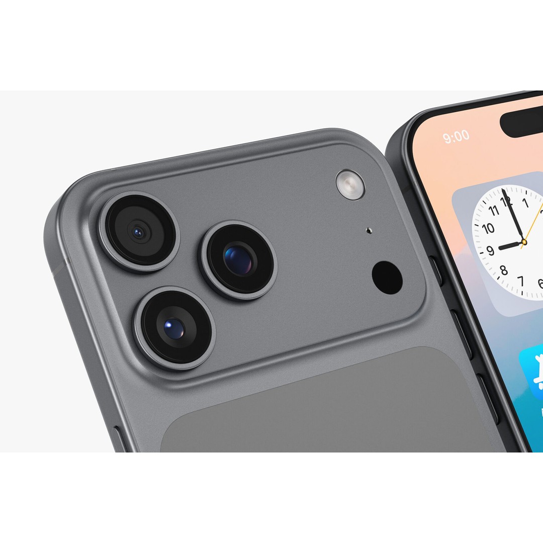 Apple iPhone 17 3D Model – Realistic PBR Asset, Multiple Formats - View 16
