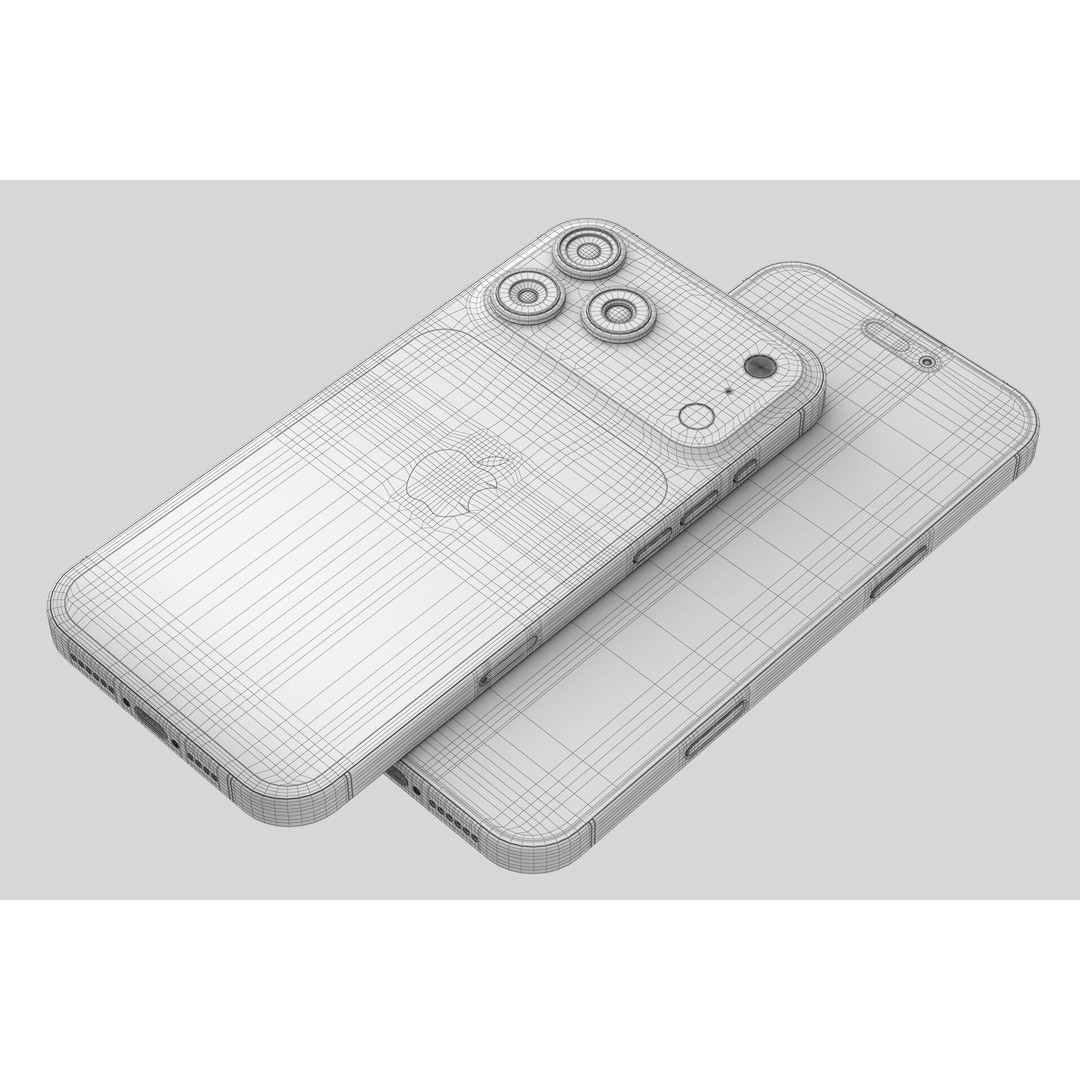 Apple iPhone 17 3D Model – Realistic PBR Asset, Multiple Formats - View 18
