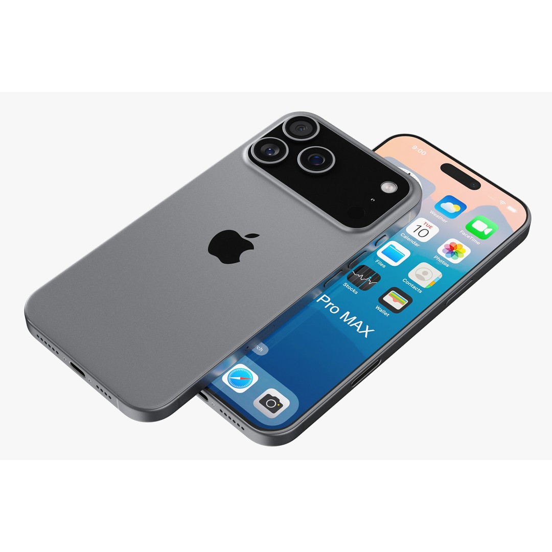 Apple iPhone 17 3D Model – Realistic PBR Asset, Multiple Formats - View 20
