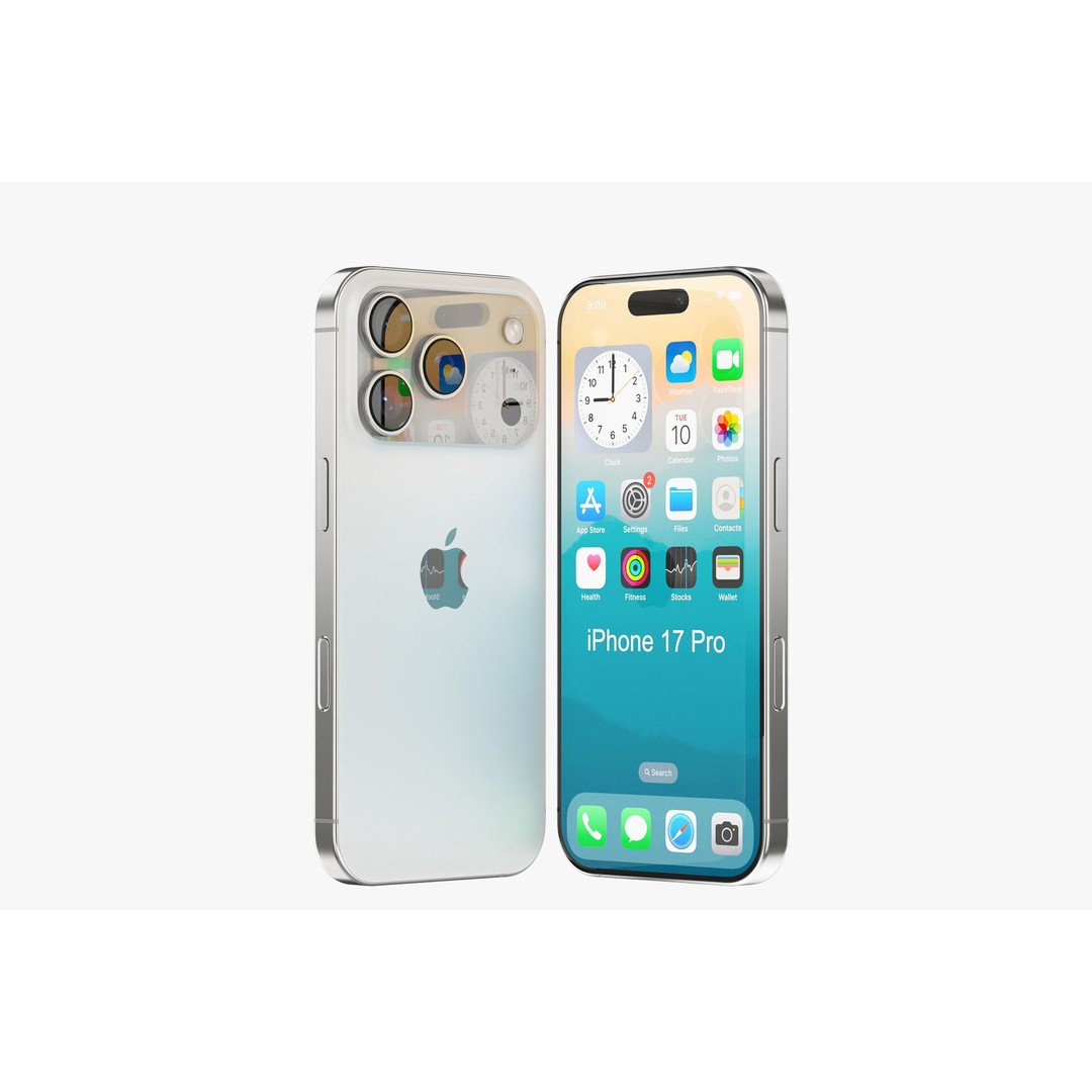 Apple iPhone 17 3D Model – Realistic PBR Asset, Multiple Formats - View 28