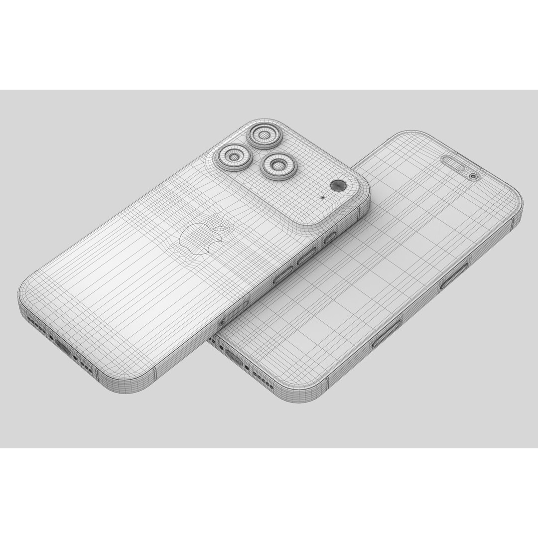 Apple iPhone 17 3D Model – Realistic PBR Asset, Multiple Formats - View 34