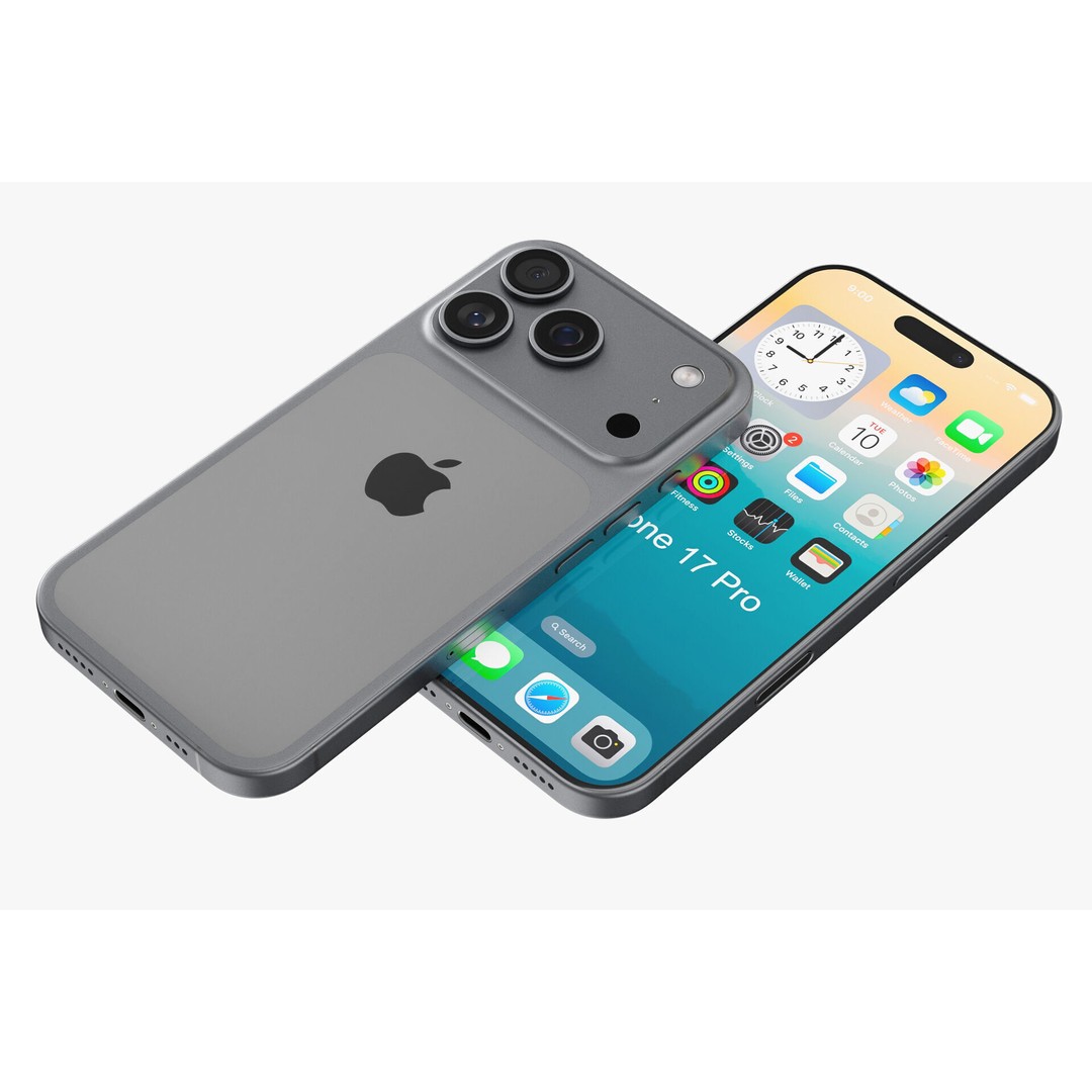 Apple iPhone 17 3D Model – Realistic PBR Asset, Multiple Formats - View 37