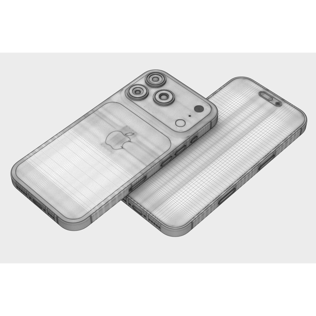 Apple iPhone 17 3D Model – Realistic PBR Asset, Multiple Formats - View 42