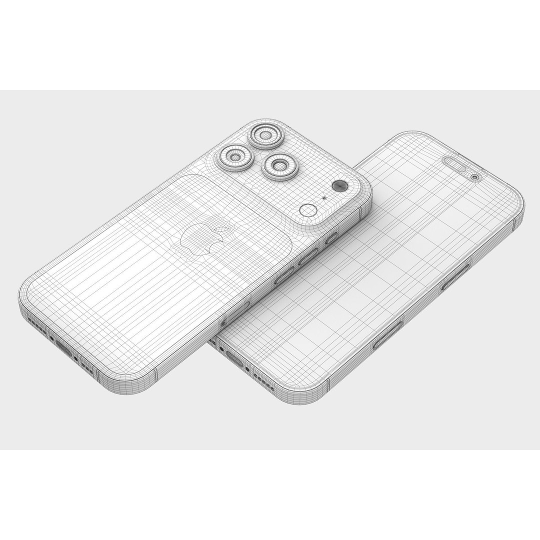 Apple iPhone 17 3D Model – Realistic PBR Asset, Multiple Formats - View 43