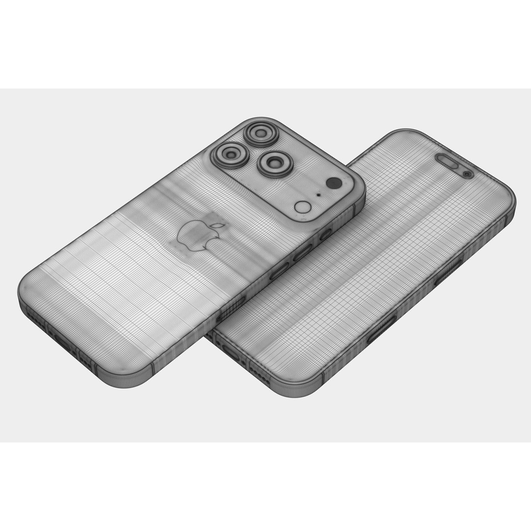 Apple iPhone 17 3D Model – Realistic PBR Asset, Multiple Formats - View 50