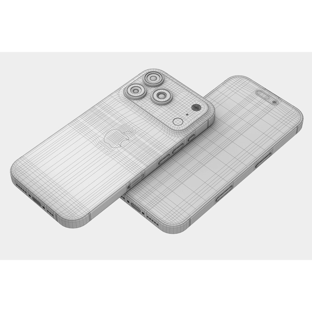 Apple iPhone 17 3D Model – Realistic PBR Asset, Multiple Formats - View 51