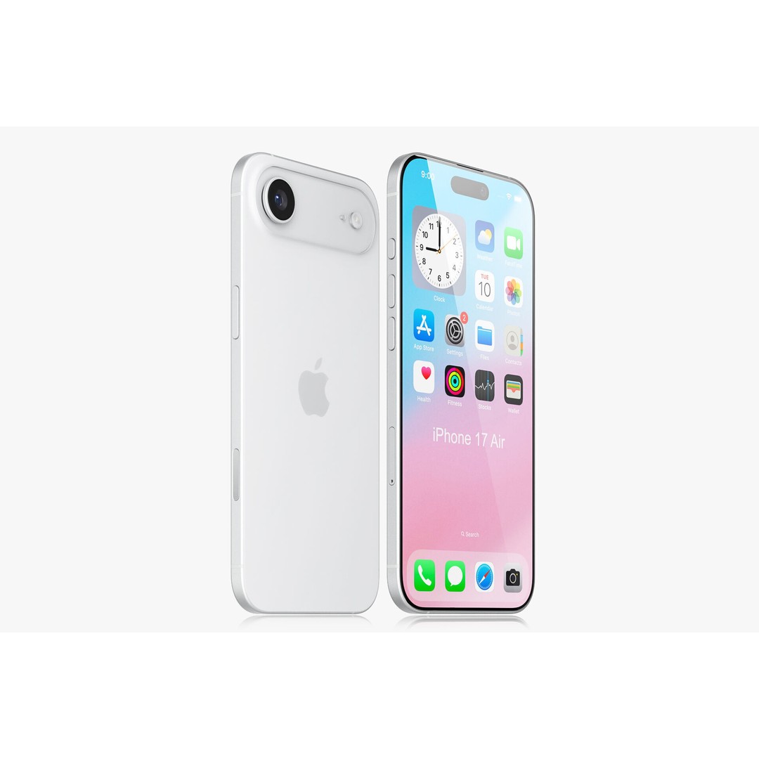 Apple iPhone 17 3D Model – Realistic PBR Asset, Multiple Formats - View 52