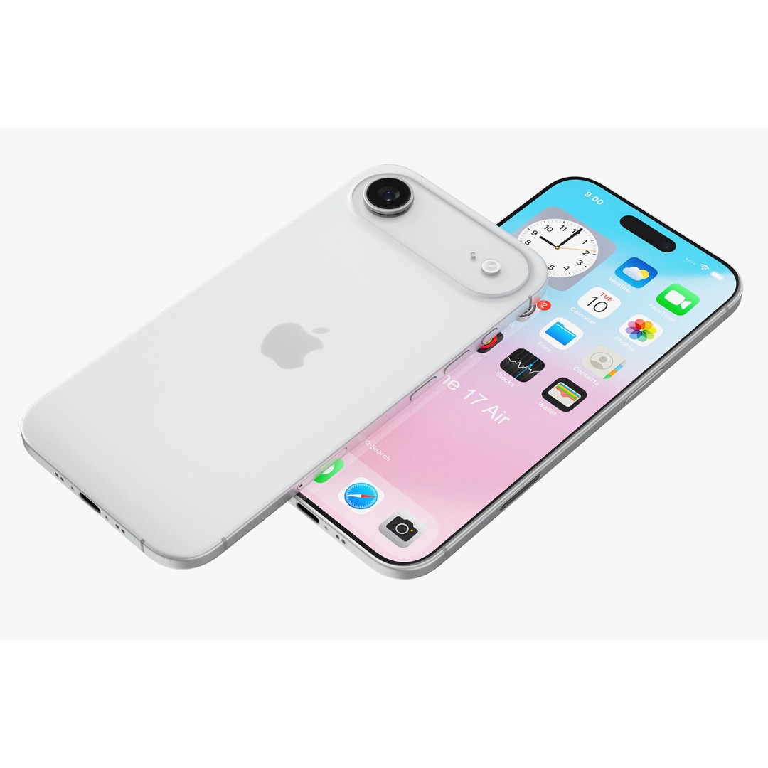 Apple iPhone 17 3D Model – Realistic PBR Asset, Multiple Formats - View 55