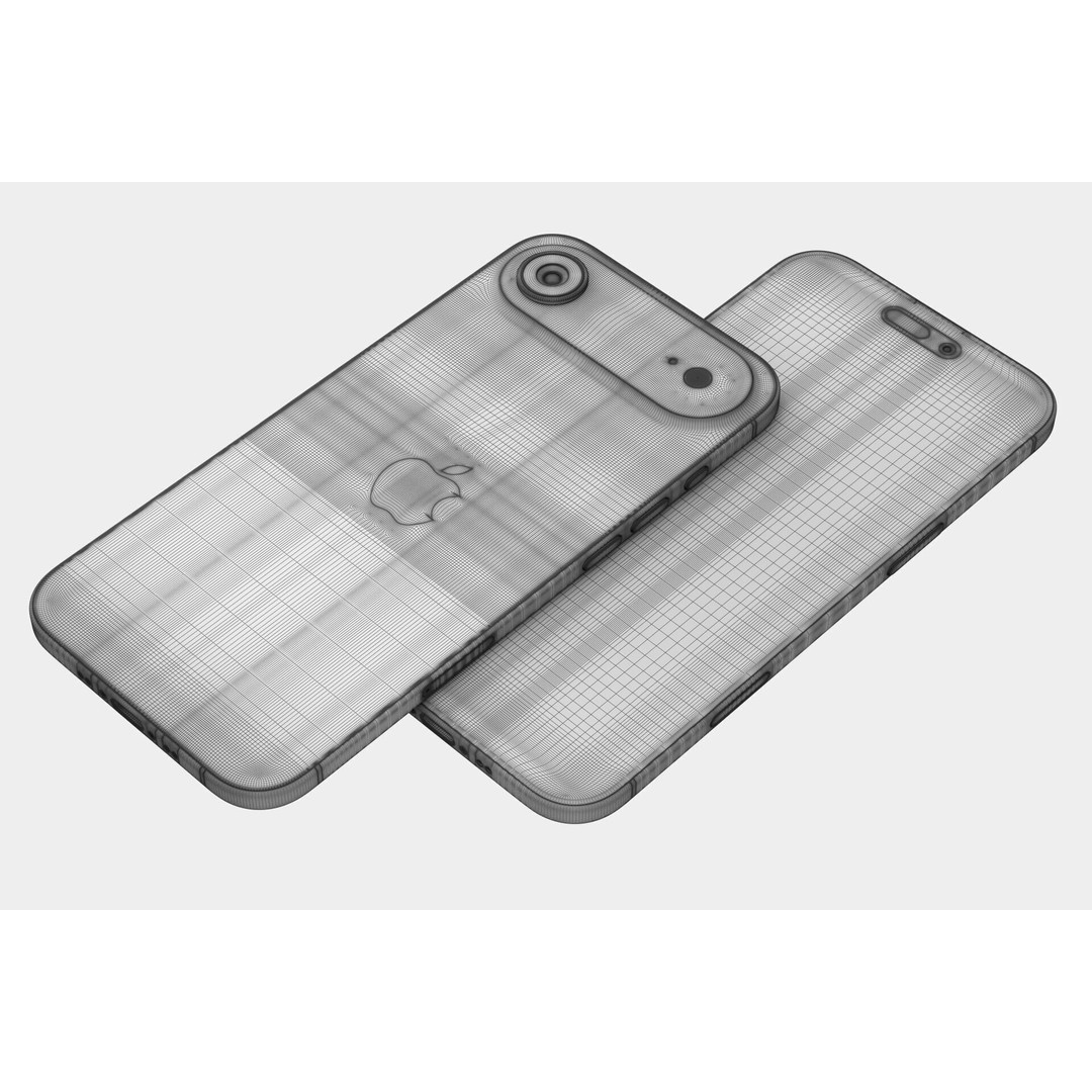 Apple iPhone 17 3D Model – Realistic PBR Asset, Multiple Formats - View 59