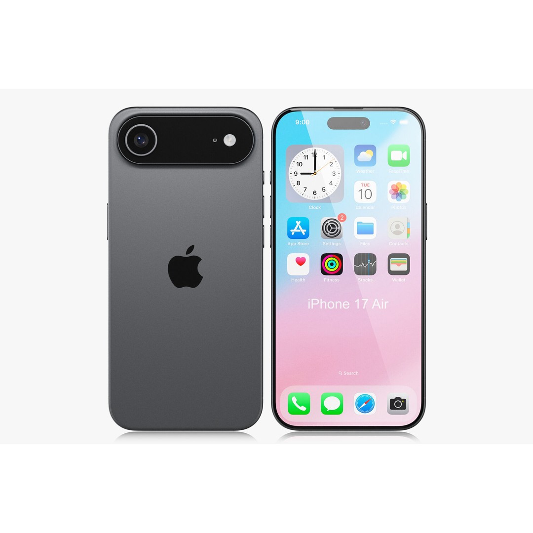 Apple iPhone 17 3D Model – Realistic PBR Asset, Multiple Formats - View 60