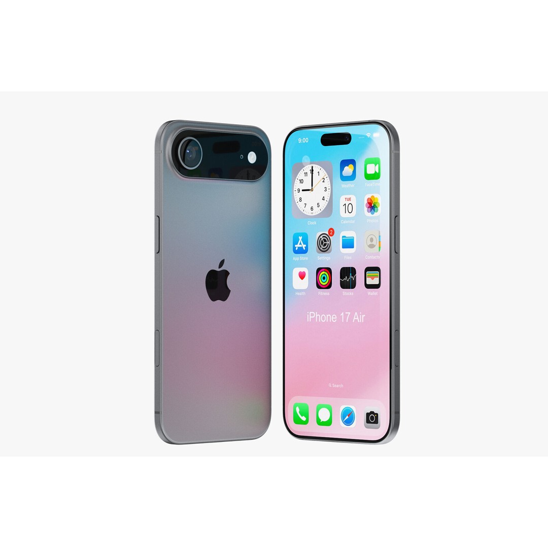 Apple iPhone 17 3D Model – Realistic PBR Asset, Multiple Formats - View 62