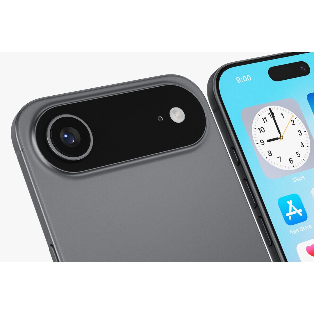 Apple iPhone 17 3D Model – Realistic PBR Asset, Multiple Formats - View 64