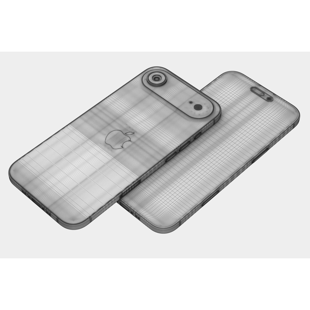 Apple iPhone 17 3D Model – Realistic PBR Asset, Multiple Formats - View 66