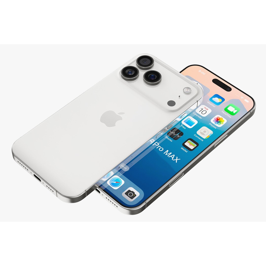 Apple iPhone 17 3D Model – Realistic PBR Asset, Multiple Formats - View 9