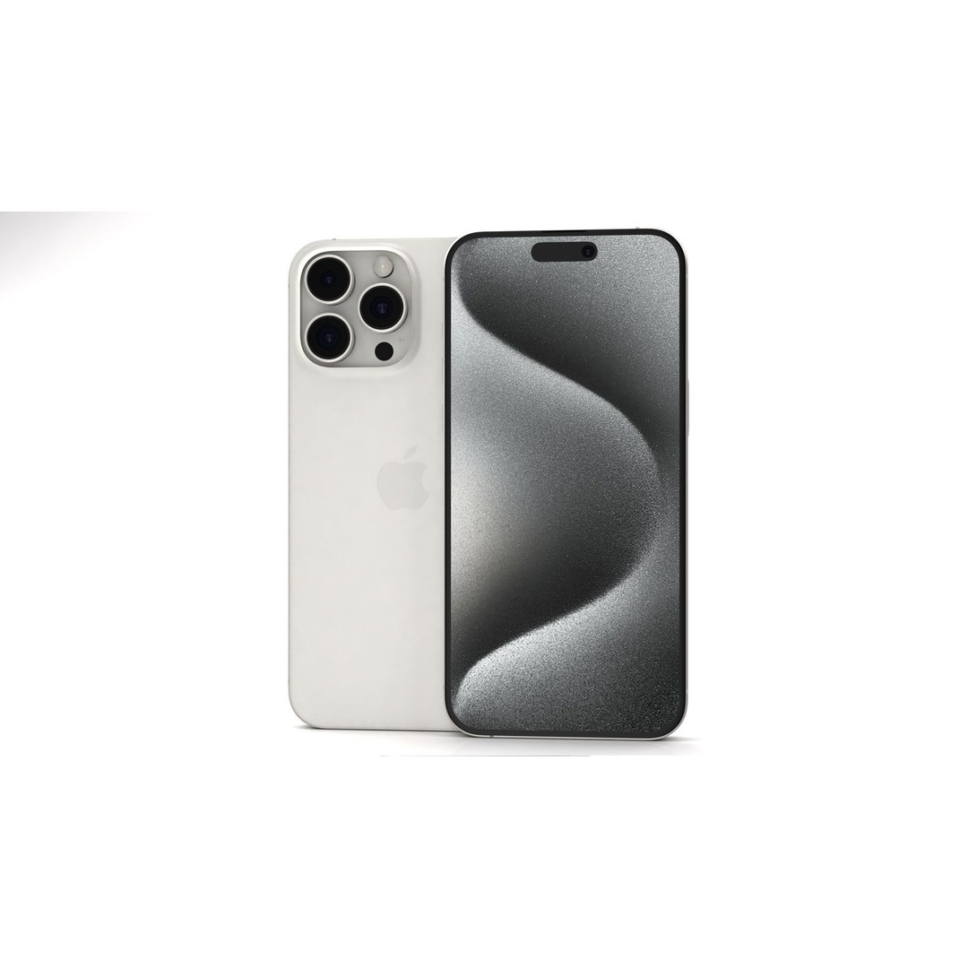Apple iPhone 15 Pro Max 3D Model – High Poly Game Asset, FBX, OBJ, Blender - View 32